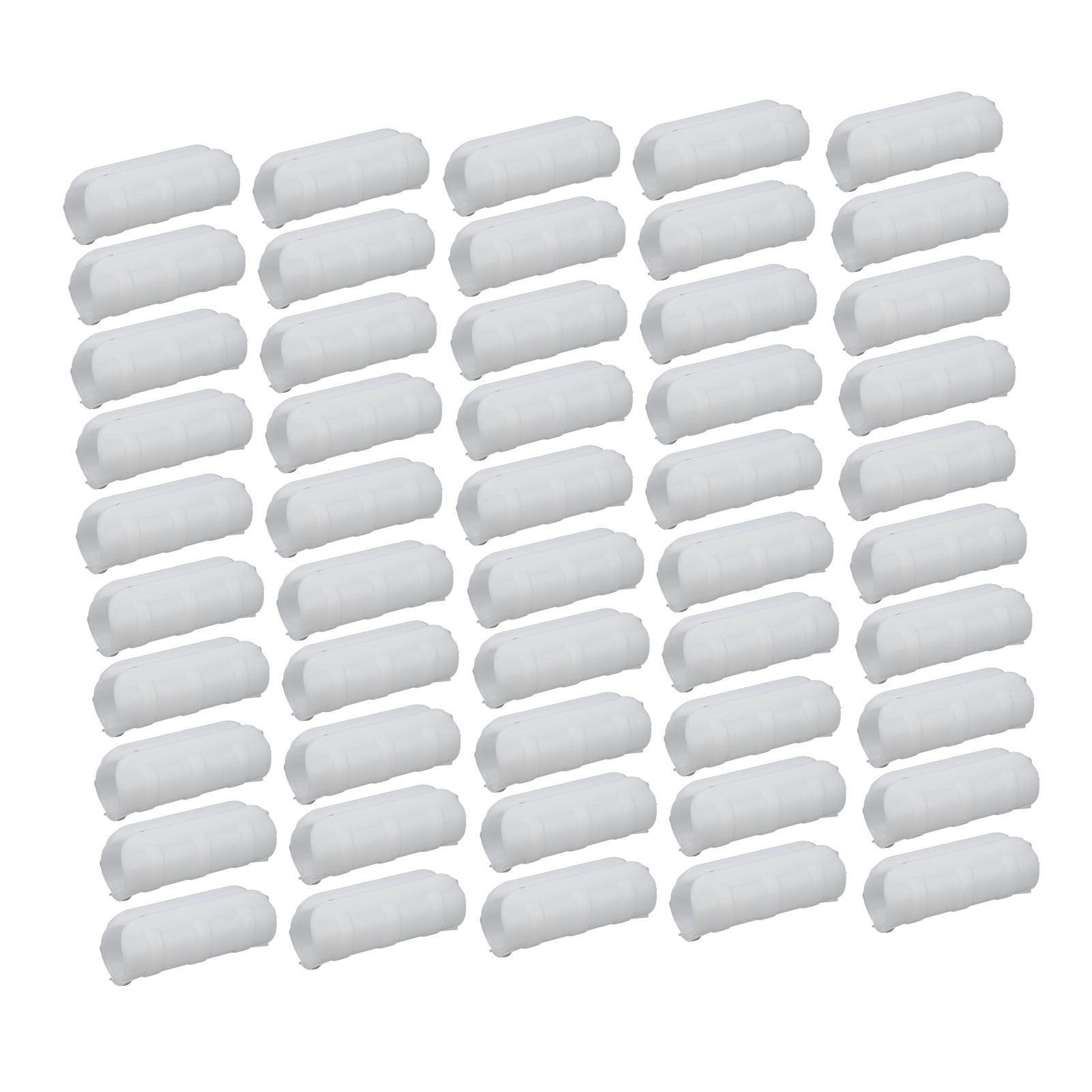50PCS 10cm Greenhouse Film Clamp Heat Resistant Tube Clip Gardening Frame Pipe Clip for GardenWhite - Image 3