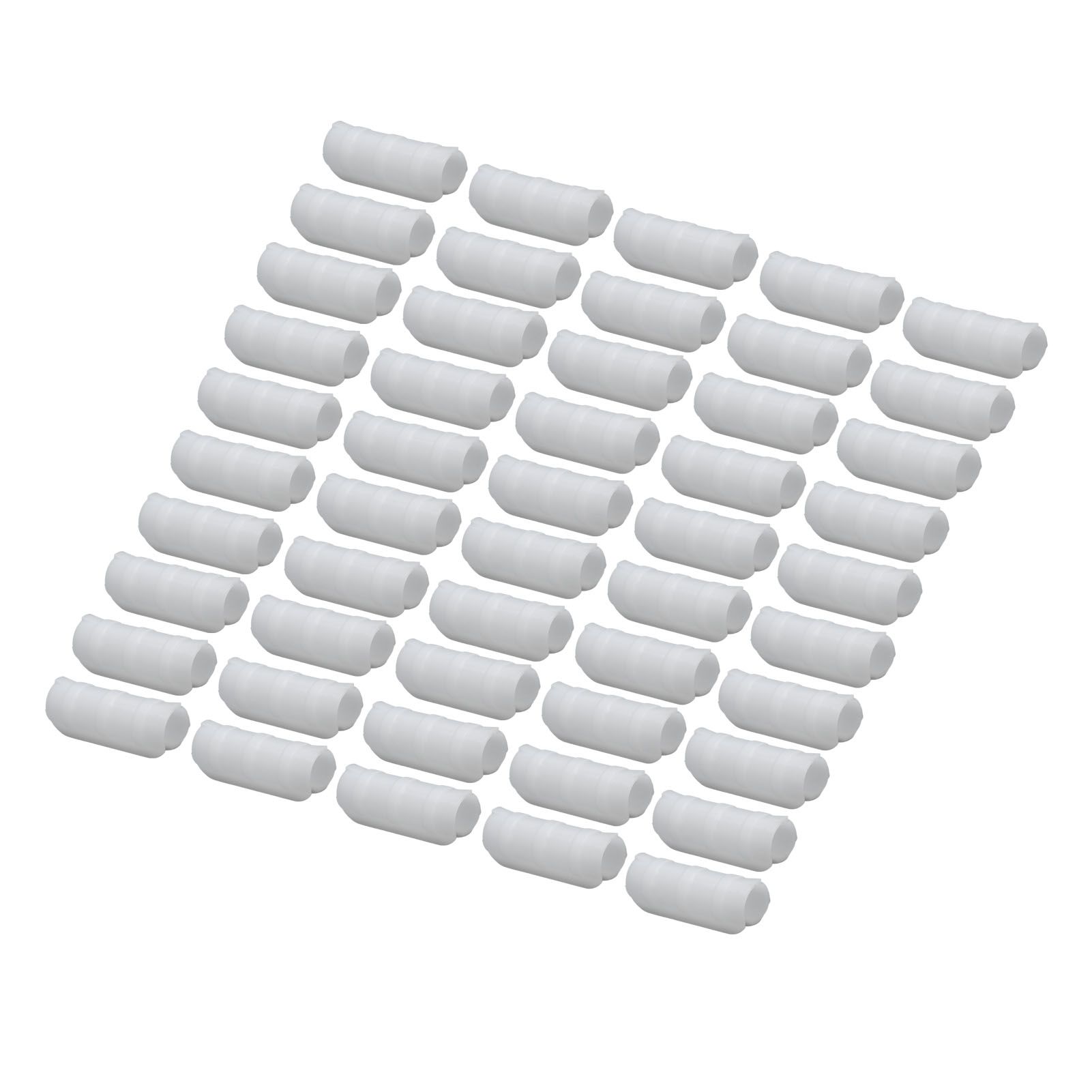 50PCS 10cm Greenhouse Film Clamp Heat Resistant Tube Clip Gardening Frame Pipe Clip for GardenWhite - Image 5