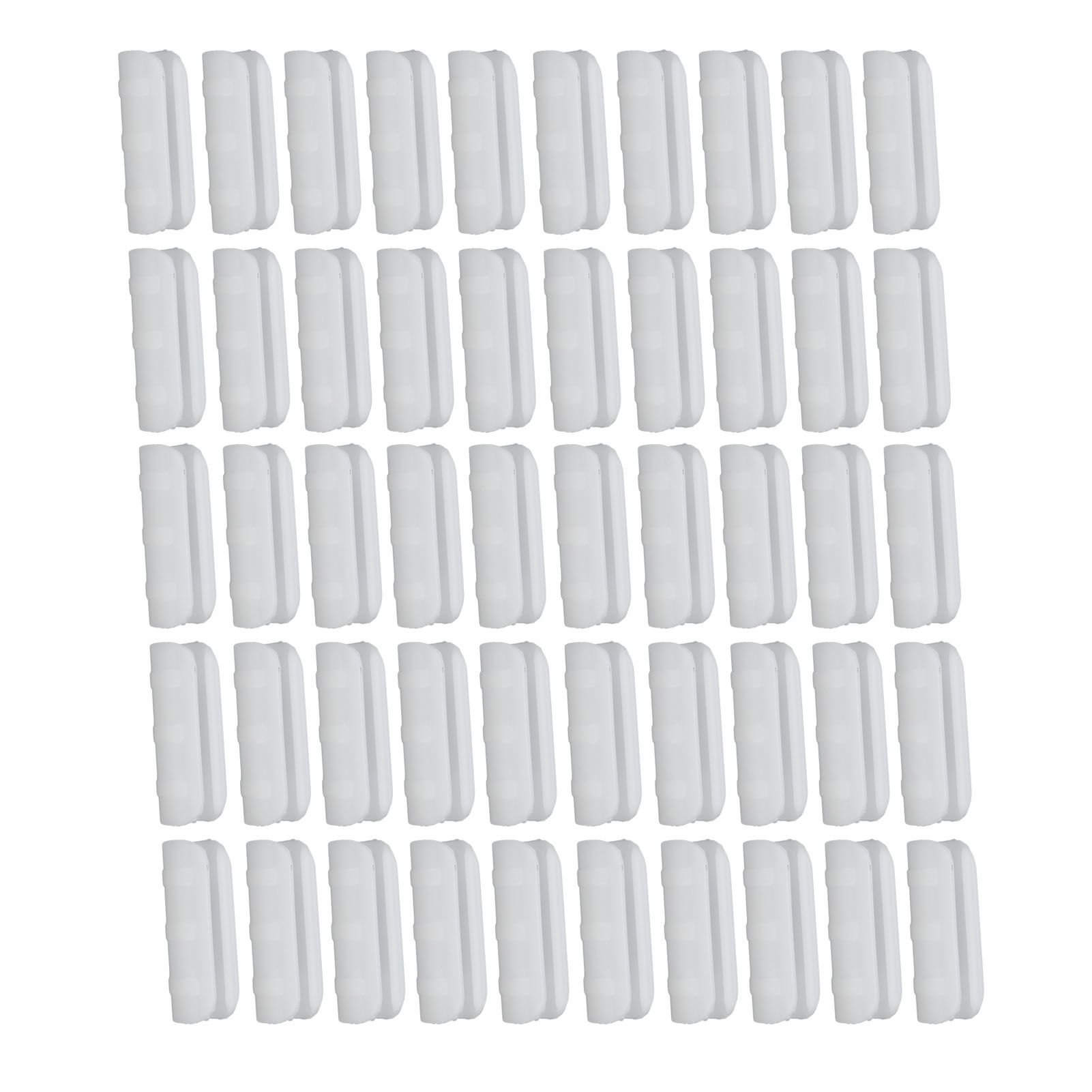 50PCS 10cm Greenhouse Film Clamp Heat Resistant Tube Clip Gardening Frame Pipe Clip for GardenWhite - Image 6