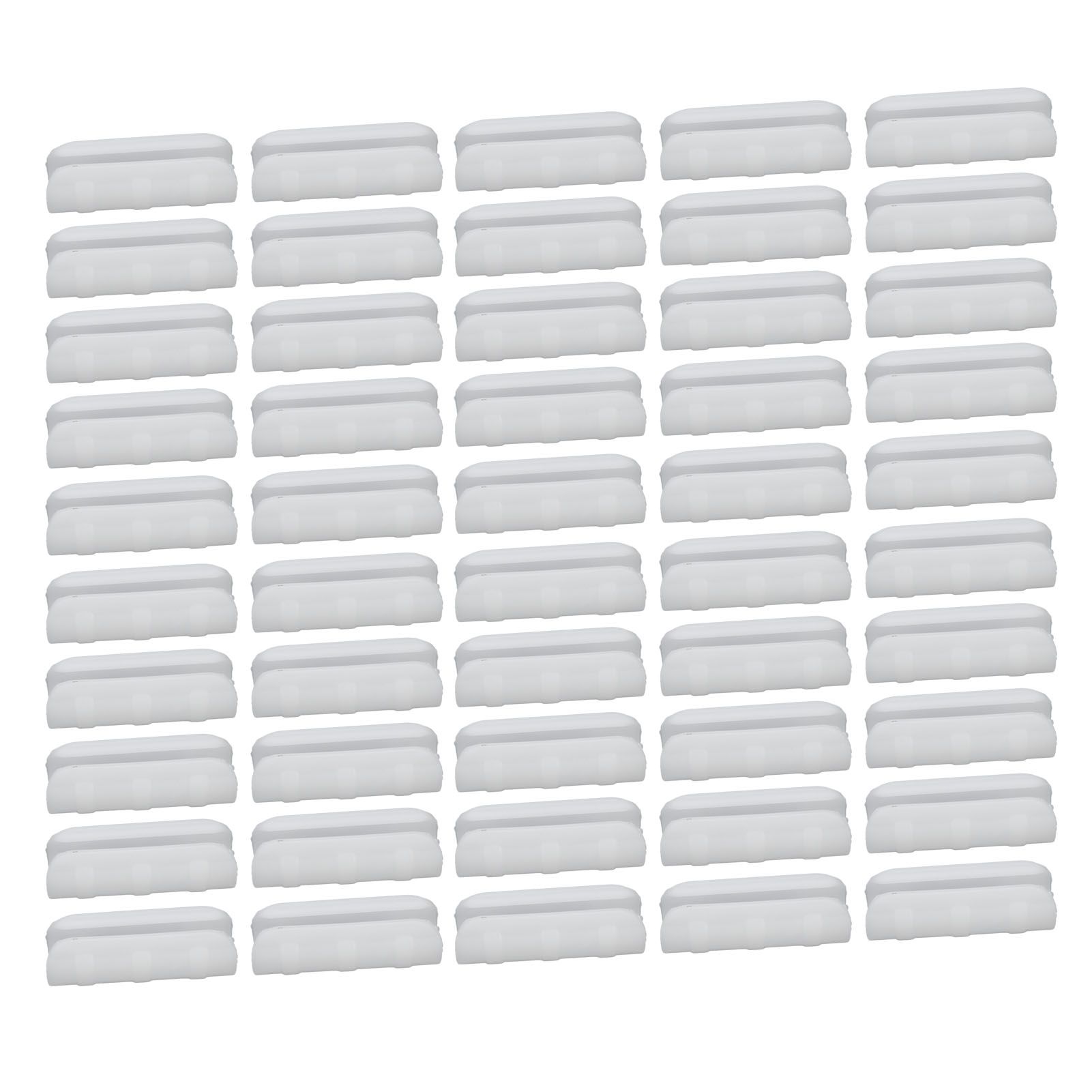 50PCS 10cm Greenhouse Film Clamp Heat Resistant Tube Clip Gardening Frame Pipe Clip for GardenWhite - Image 7