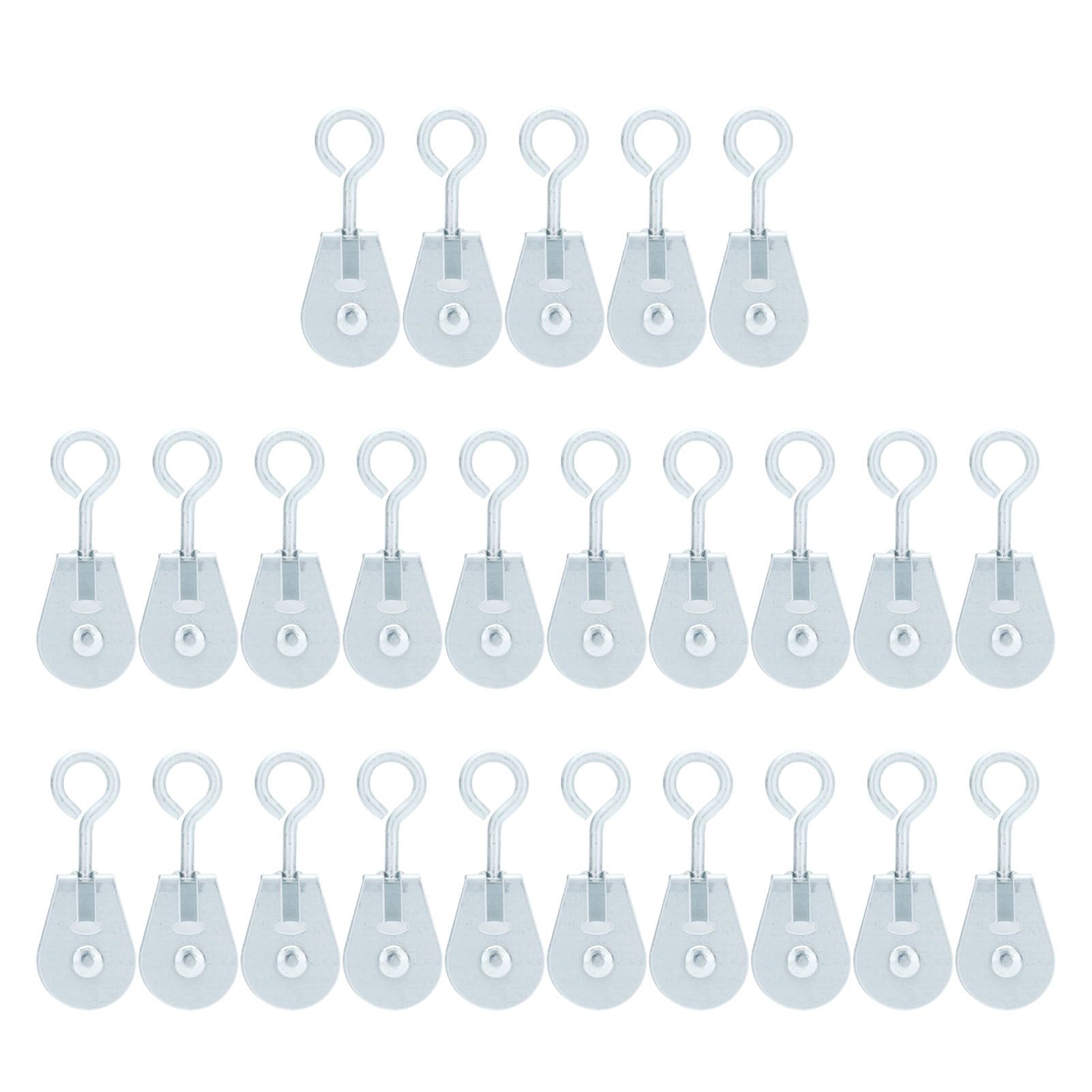 25pcs Pulley Durable Wearable Small Compact Easy Replaceable Convenient Practical Greenhouse Equipment for Agriculture - Image 1