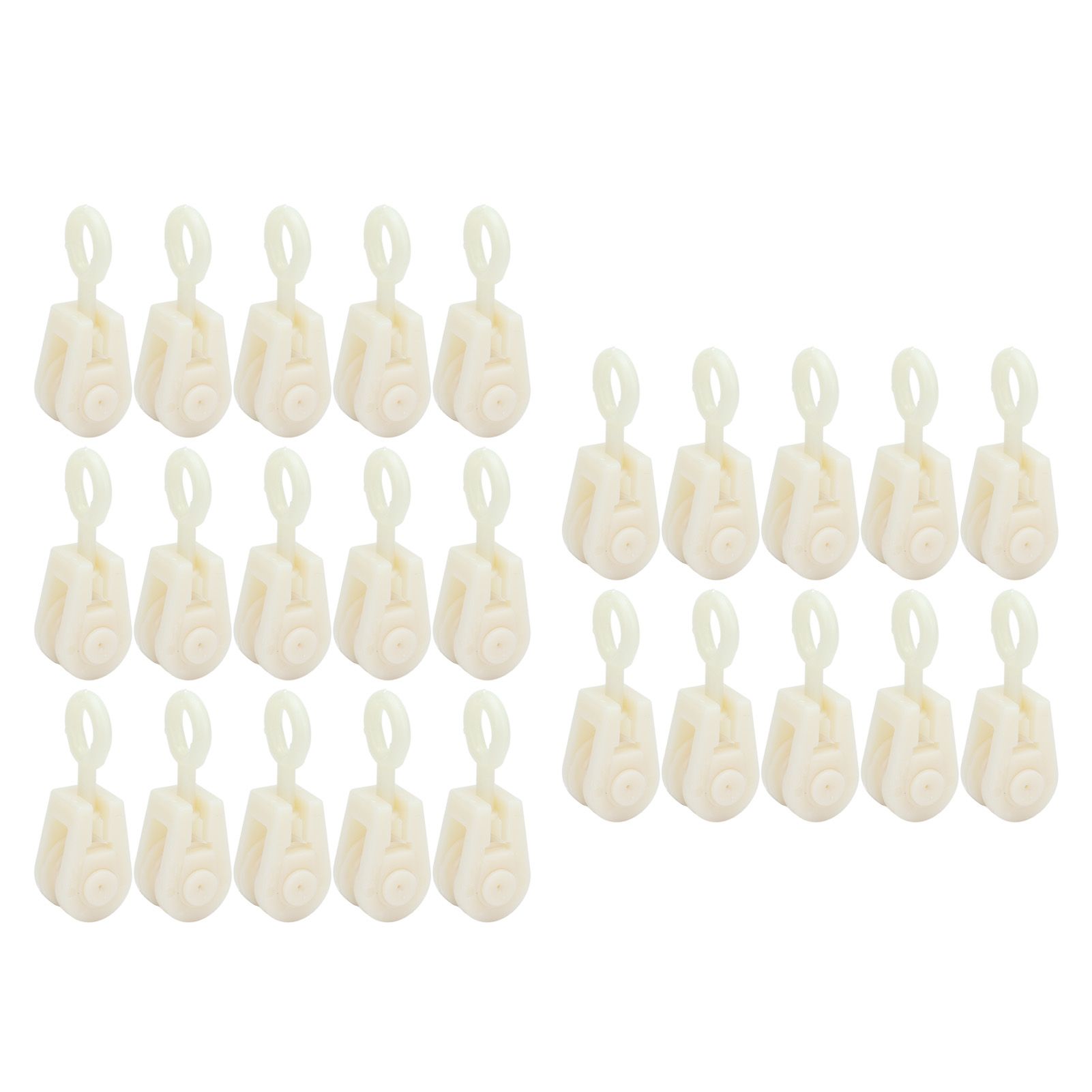 25pcs Livestock Fixed Pulley Plastic Greenhouse Pulley Accessories for Most Chicken Houses Farm - Image 1