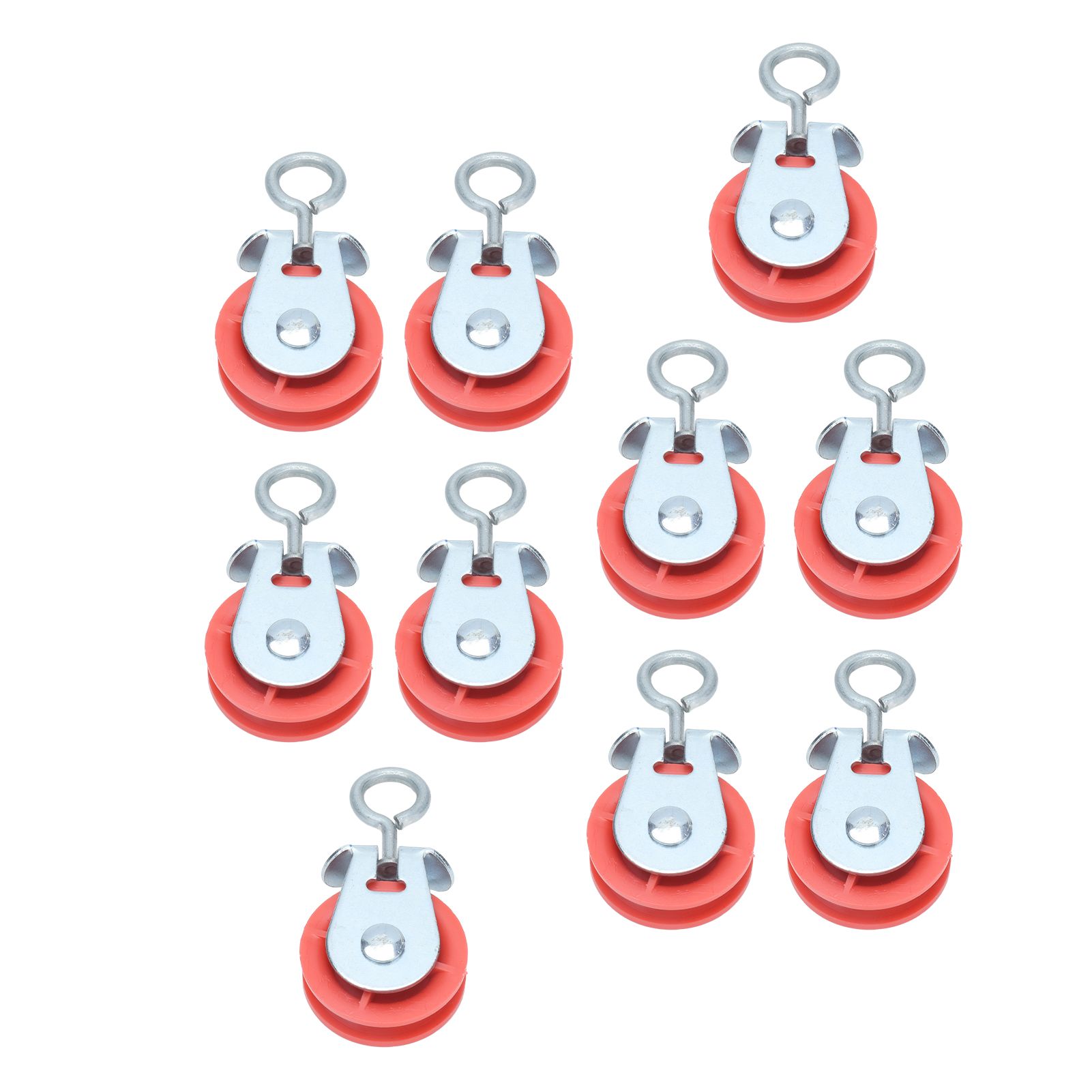 10pcs Waterline Fixed Pulley Medium Metal Automatic Poultry Products for Livestock Farm Chicken House - Image 3