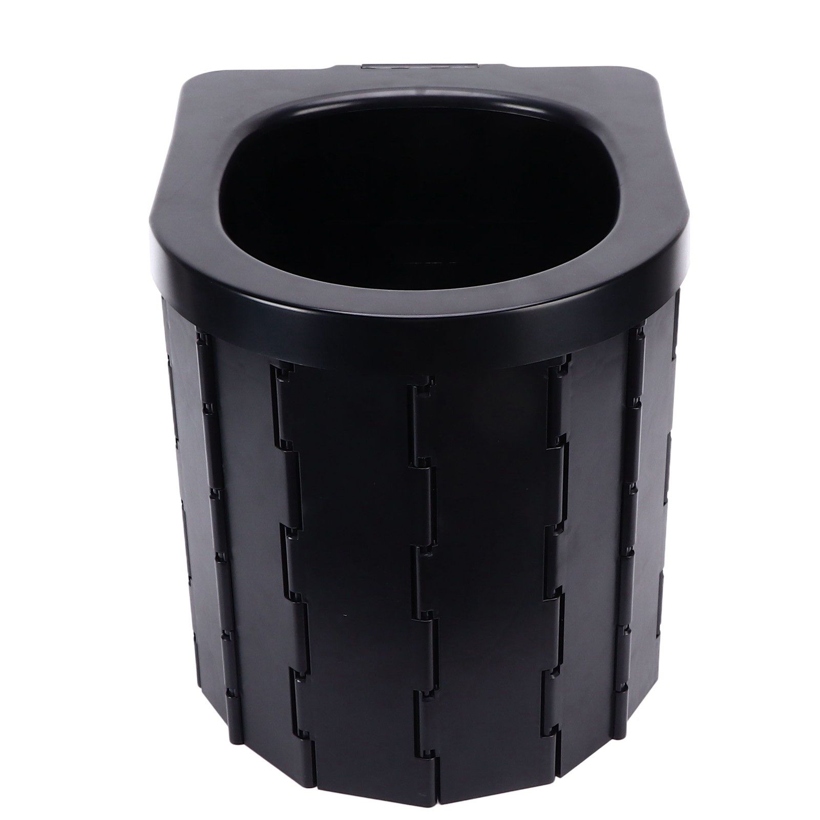 Car Folding Toilet 300 Catties Bearing Capacity Foldable Portable Comfortable Height Porta Potty for Camping TravellingOval - Image 2