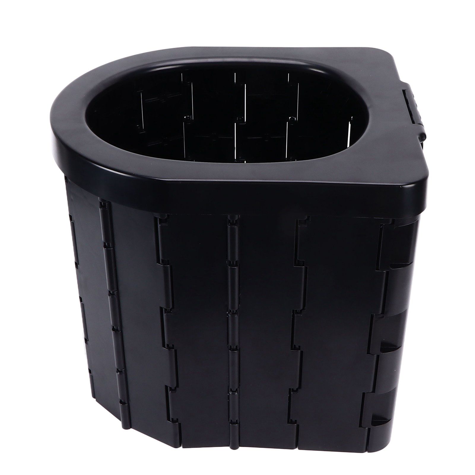 Car Folding Toilet 300 Catties Bearing Capacity Foldable Portable Comfortable Height Porta Potty for Camping TravellingOval - Image 5