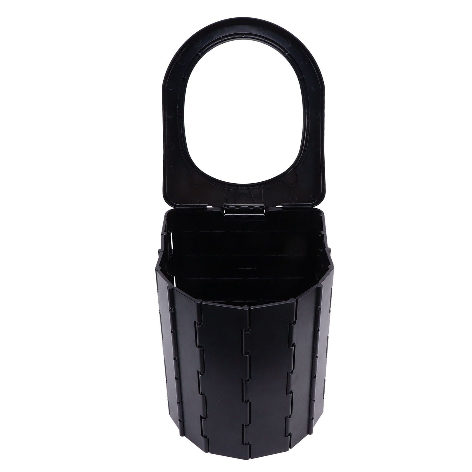 Car Folding Toilet 300 Catties Bearing Capacity Foldable Portable Comfortable Height Porta Potty for Camping TravellingOval - Image 7