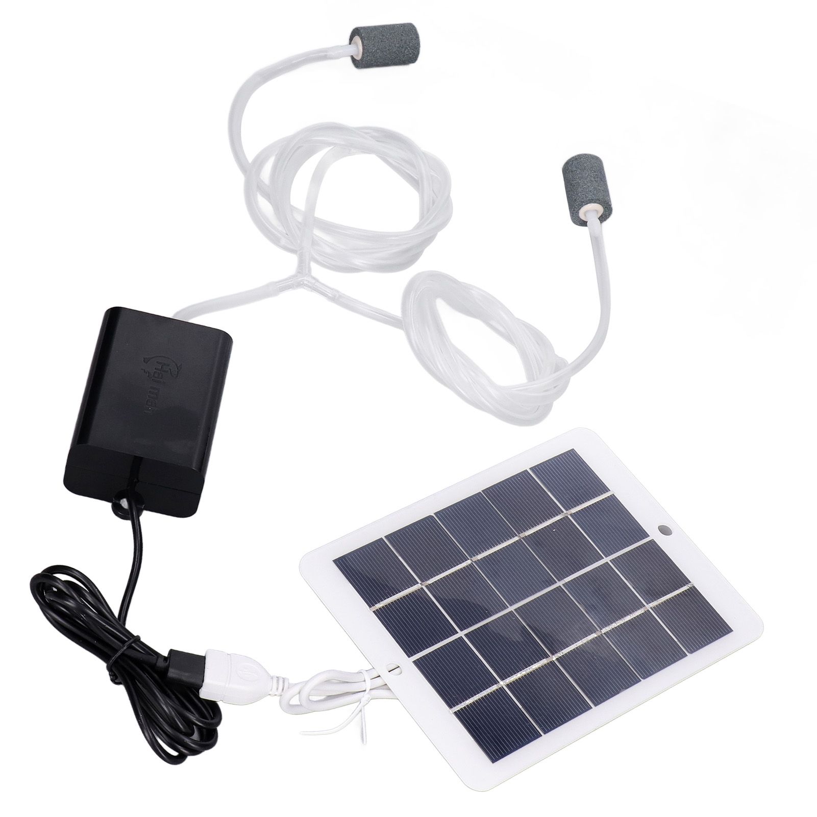 Solar Oxygen Pump Multi Purpose Convenient Installation Easy to Carry Portable Fishing Aerator Pump for Aquariums - Image 3
