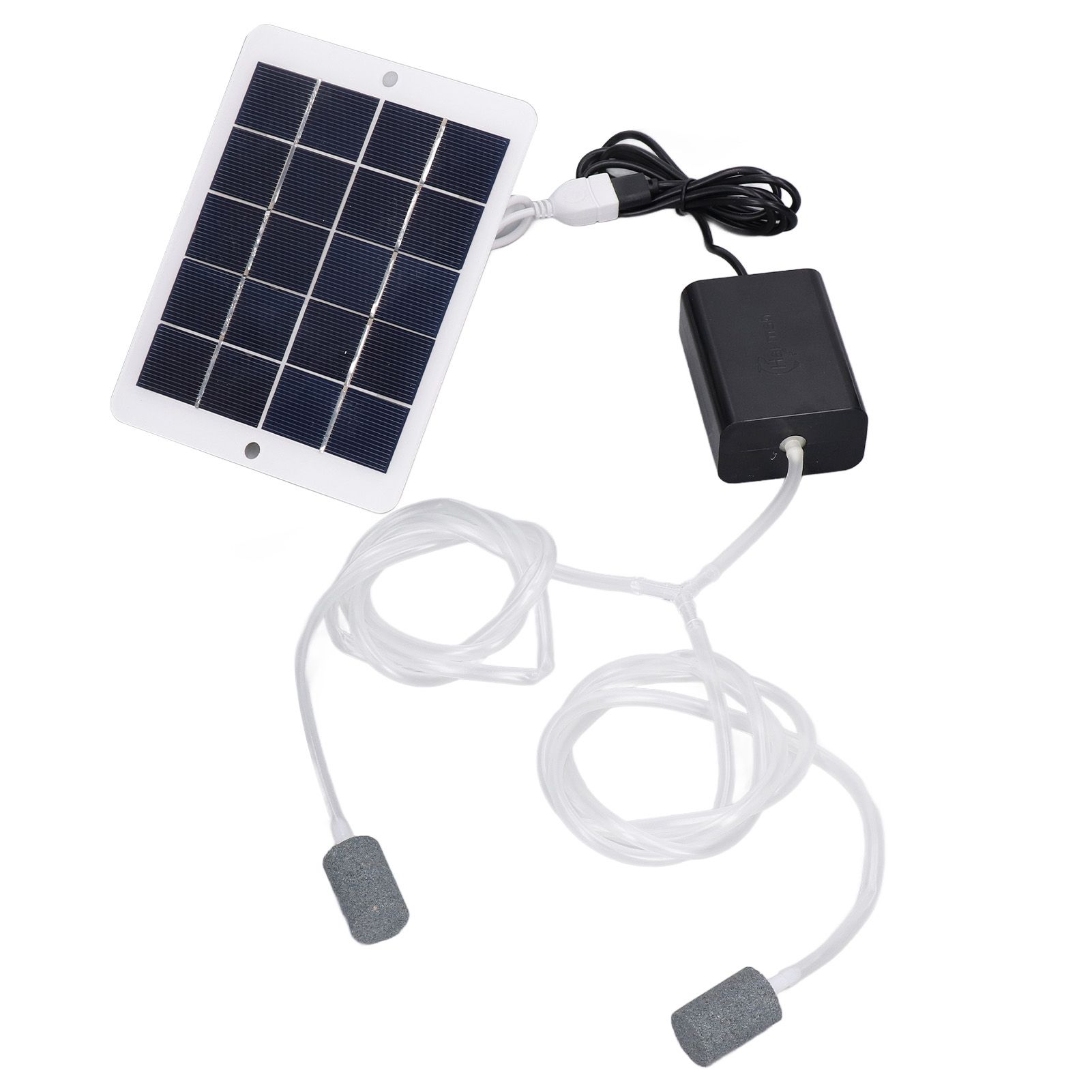 Solar Oxygen Pump Multi Purpose Convenient Installation Easy to Carry Portable Fishing Aerator Pump for Aquariums - Image 4