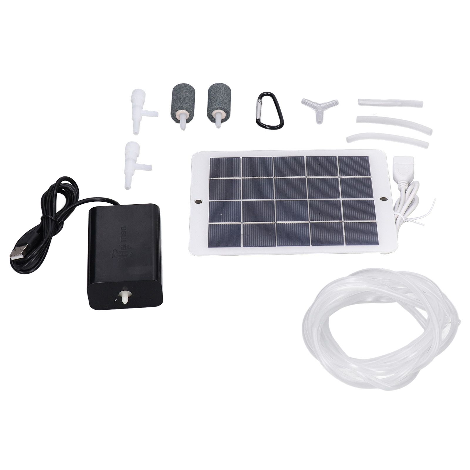 Solar Oxygen Pump Multi Purpose Convenient Installation Easy to Carry Portable Fishing Aerator Pump for Aquariums - Image 7