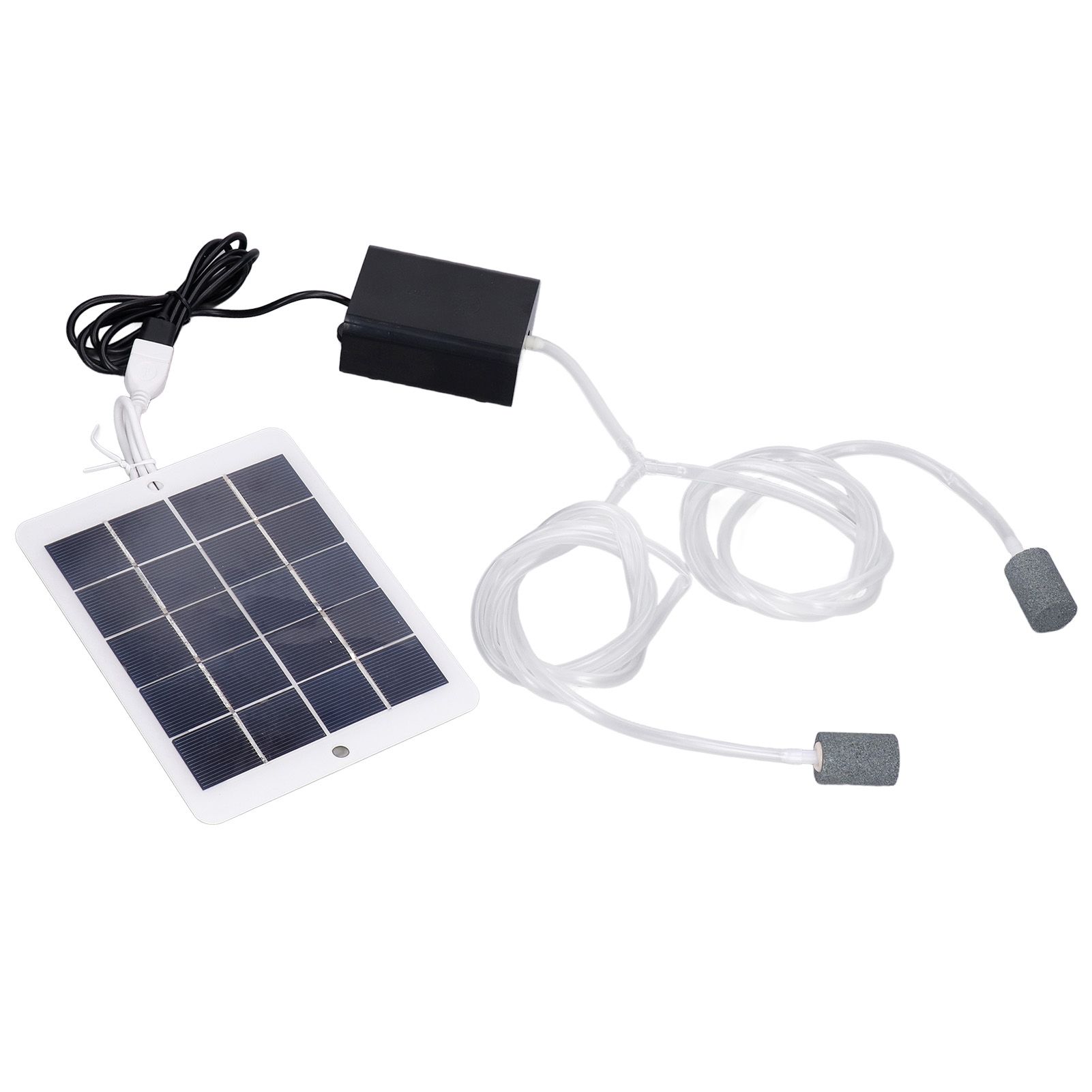 Solar Oxygen Pump Multi Purpose Convenient Installation Easy to Carry Portable Fishing Aerator Pump for Aquariums - Image 8