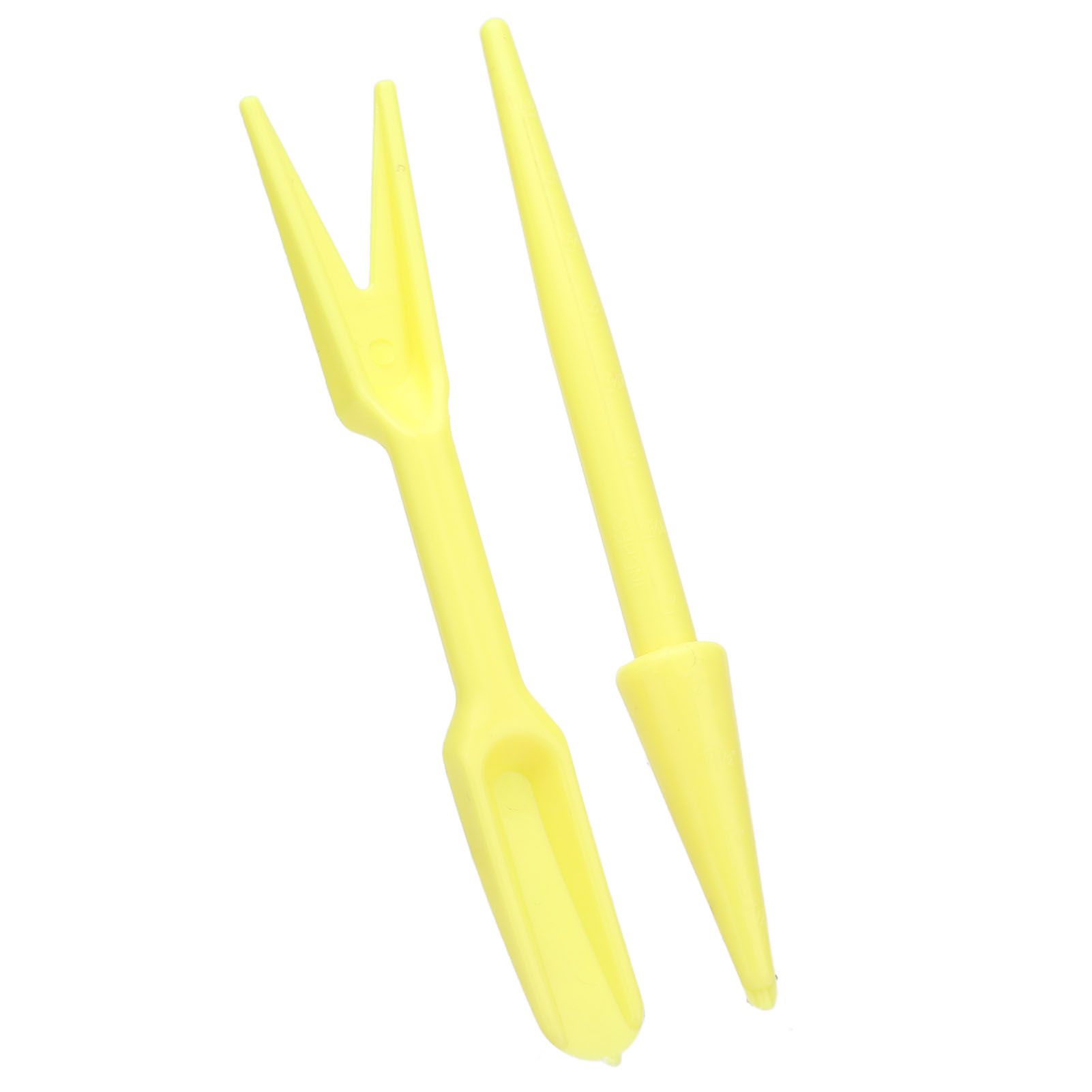 20Sets Small Seed Planter Strong Practicality Small Portable Comfortable to Use Seedling Remover for Vegetable PlantingYellow - Image 8