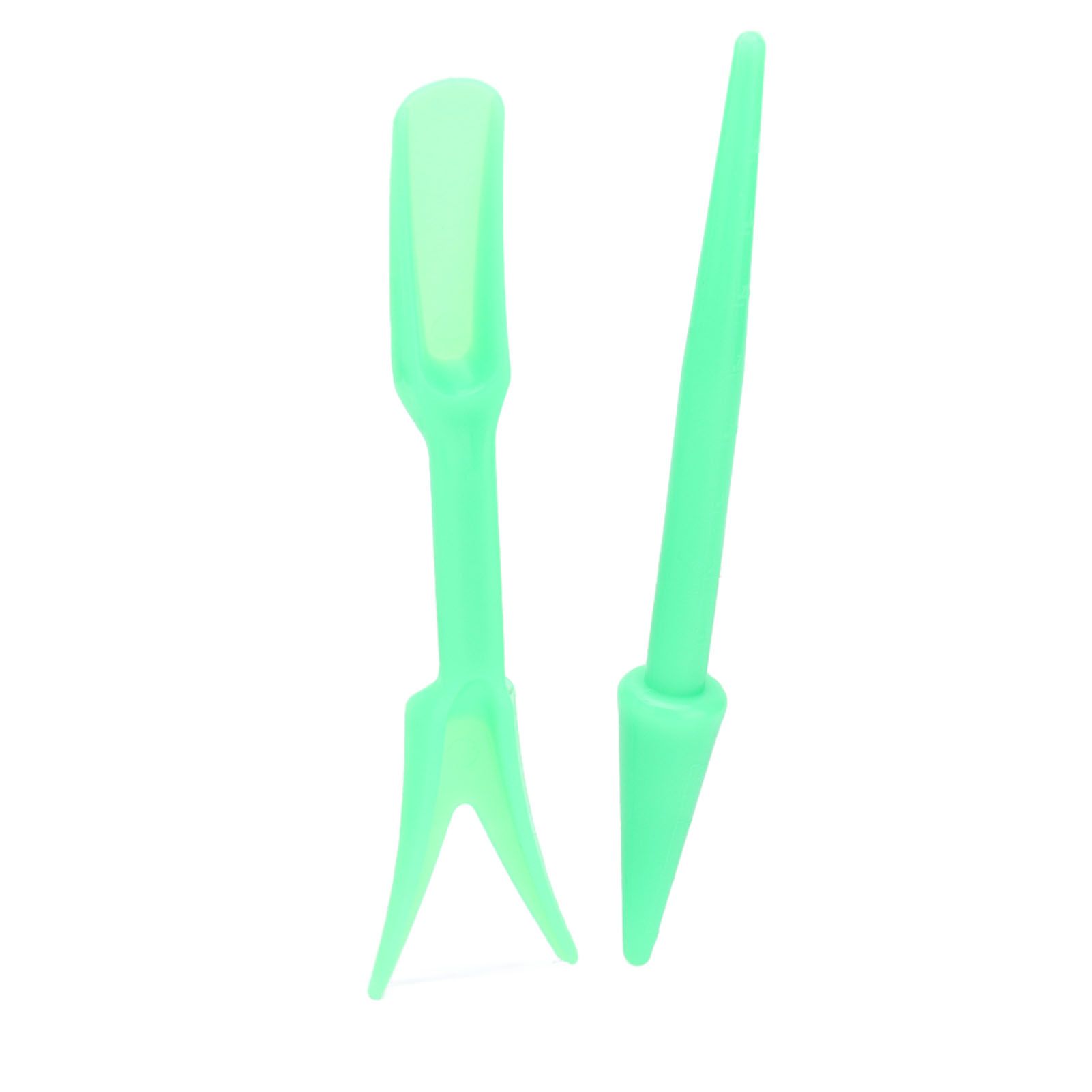 20Sets Small Seed Planter Strong Practicality Small Portable Comfortable to Use Seedling Remover for Vegetable PlantingGreen - Image 7