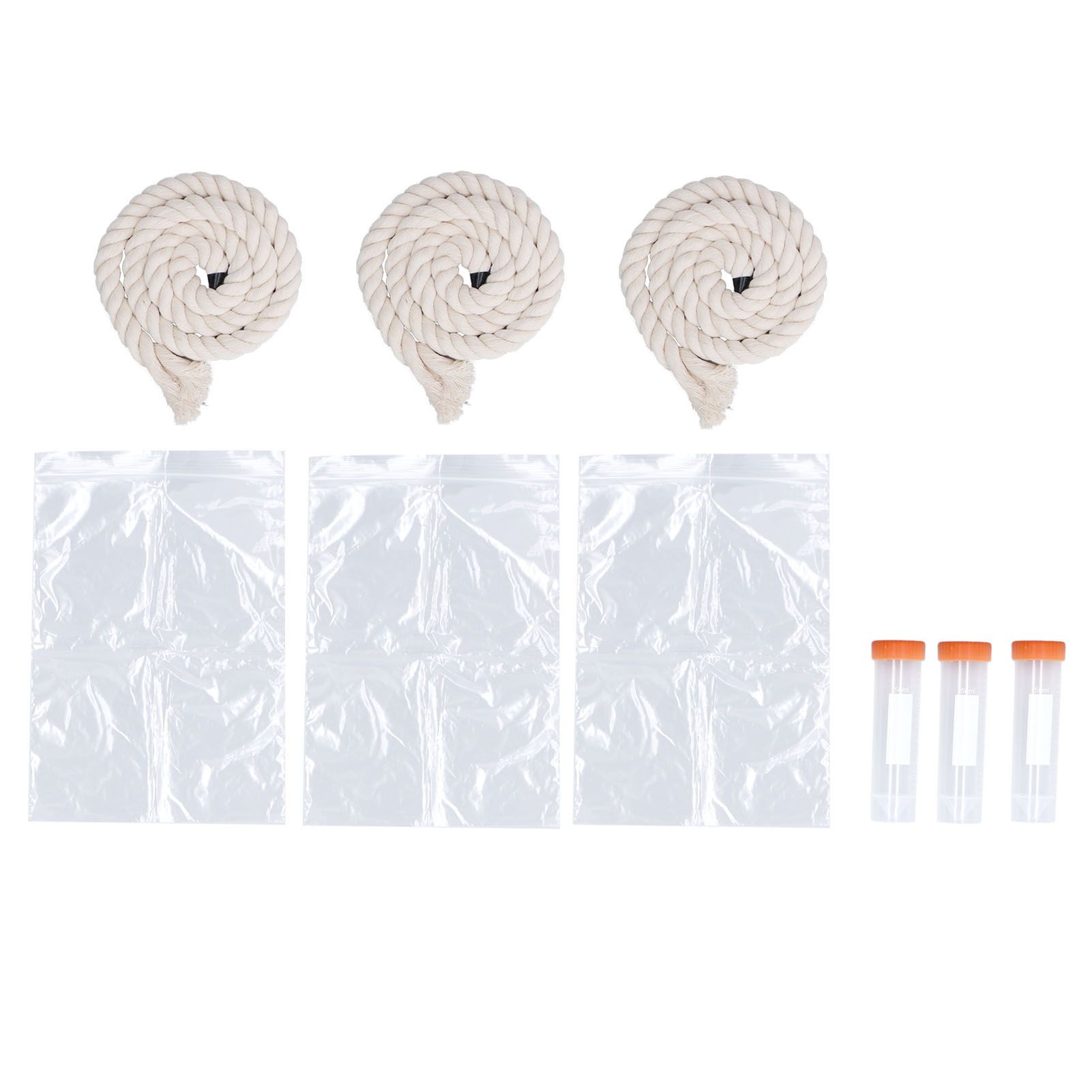 3Sets Saliva Sampling Rope Strong Practicability Complete Tools Soft Cotton Rope Swine Fever Detection Tool for Pigs - Image 1