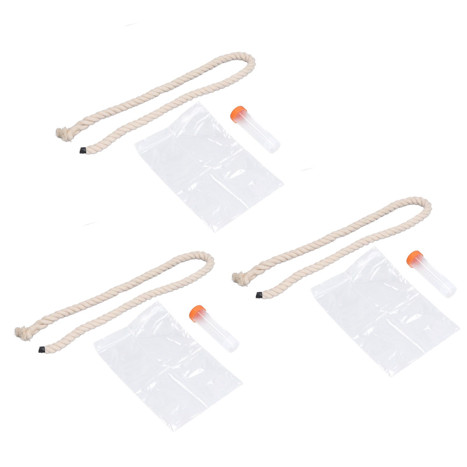 3Sets Saliva Sampling Rope Strong Practicability Complete Tools Soft Cotton Rope Swine Fever Detection Tool for Pigs - Image 3