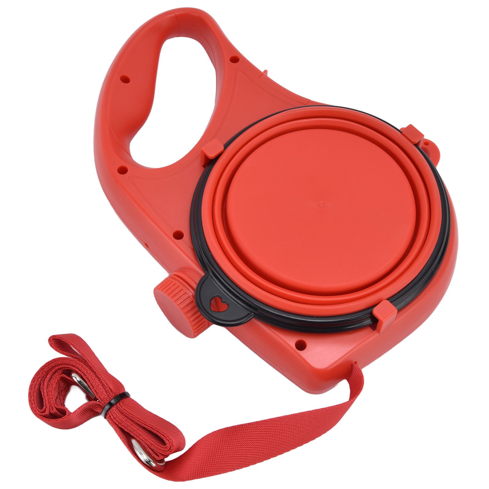 Pet Leash Multifunction Hollow Inside Multicolor Optional Lightweight Portable Small Dog LeashRed - Image 5