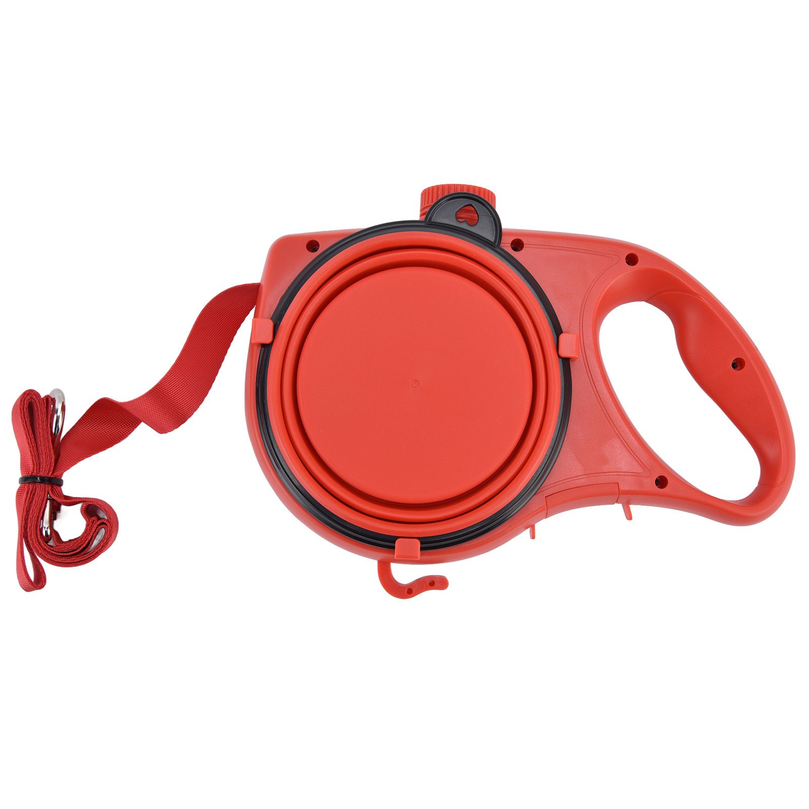 Pet Leash Multifunction Hollow Inside Multicolor Optional Lightweight Portable Small Dog LeashRed - Image 7