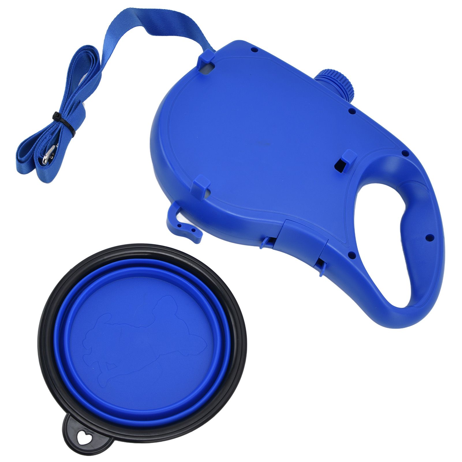 Pet Leash Multifunction Hollow Inside Multicolor Optional Lightweight Portable Small Dog LeashBlue - Image 2