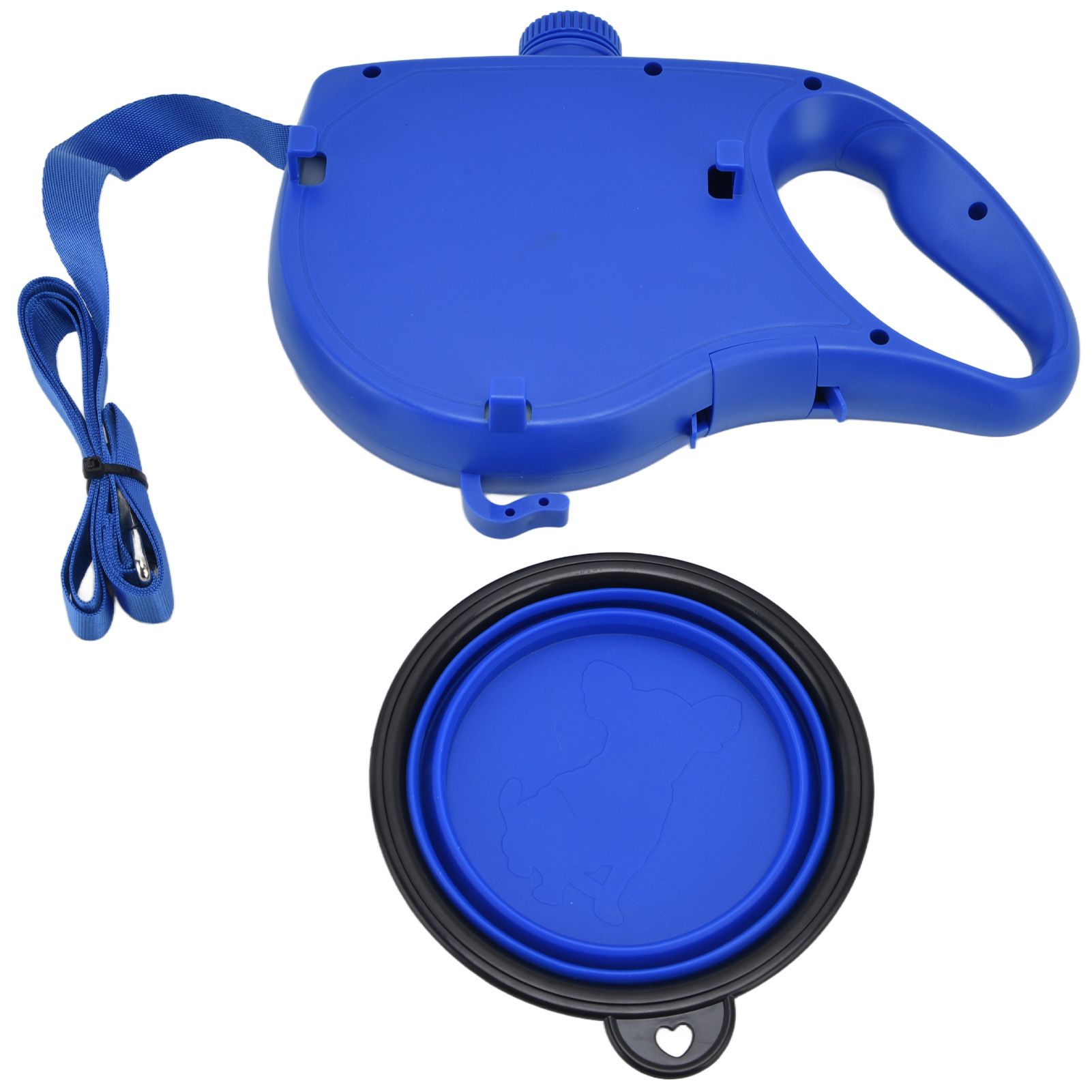 Pet Leash Multifunction Hollow Inside Multicolor Optional Lightweight Portable Small Dog LeashBlue - Image 7