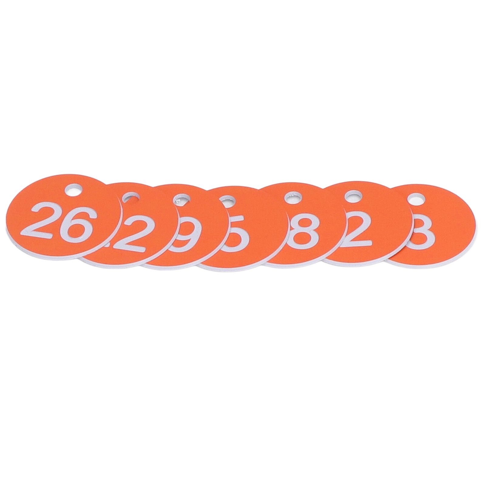 50Pcs Numbered Label Round Simple Beautiful Beehive Tag Breeding Supplies for Beekeeping Animal HusbandryNumbers 1 to 50 Orange - Image 8