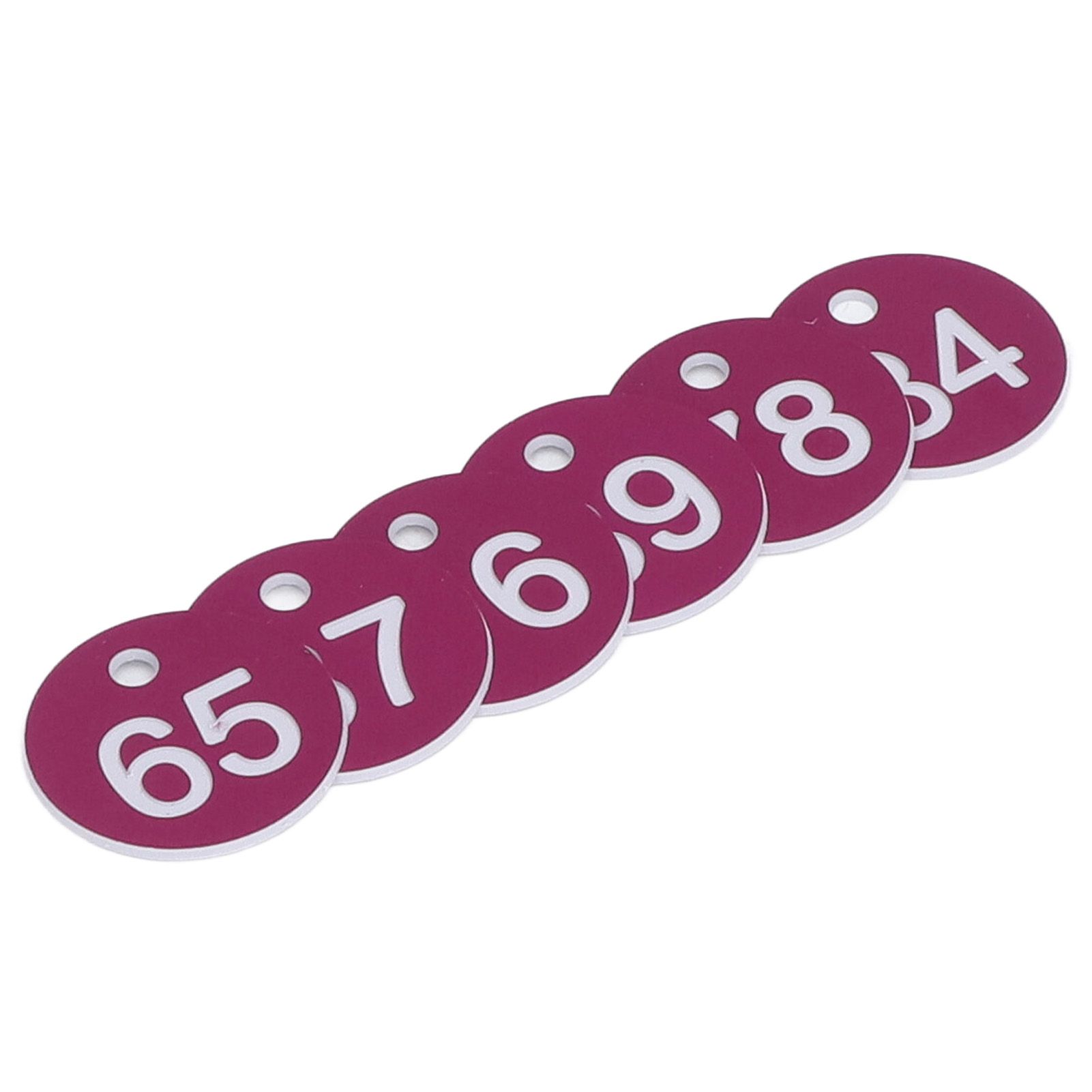 50Pcs Numbered Label Round Simple Beautiful Beehive Tag Breeding Supplies for Beekeeping Animal HusbandryNumbers 51 to 100 Purple - Image 8