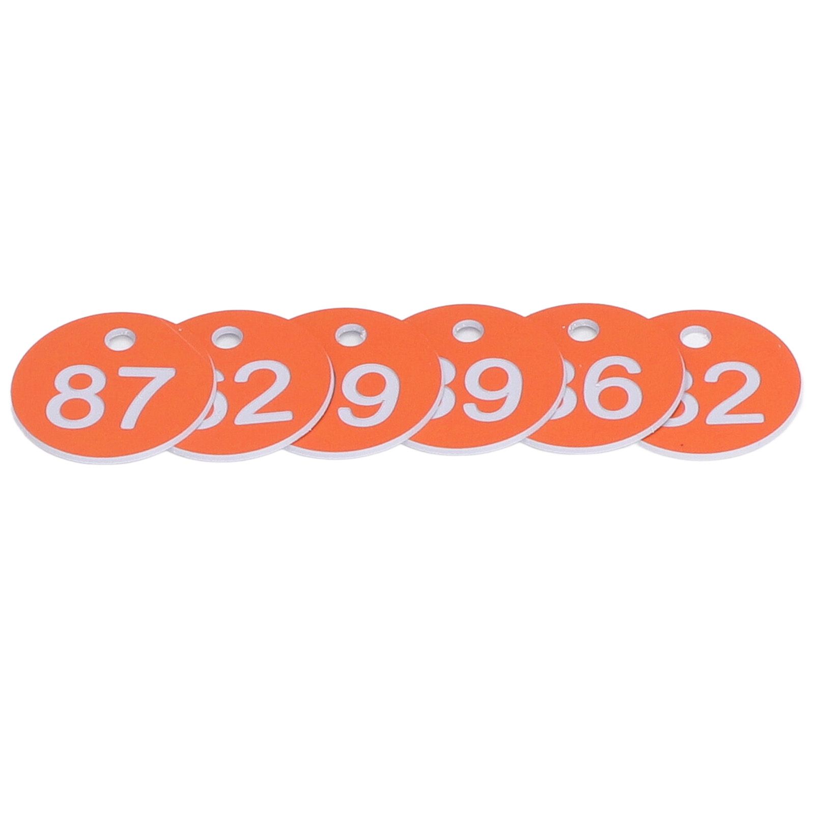 50Pcs Numbered Label Round Simple Beautiful Beehive Tag Breeding Supplies for Beekeeping Animal HusbandryNumbers 51 to 100 Orange - Image 7