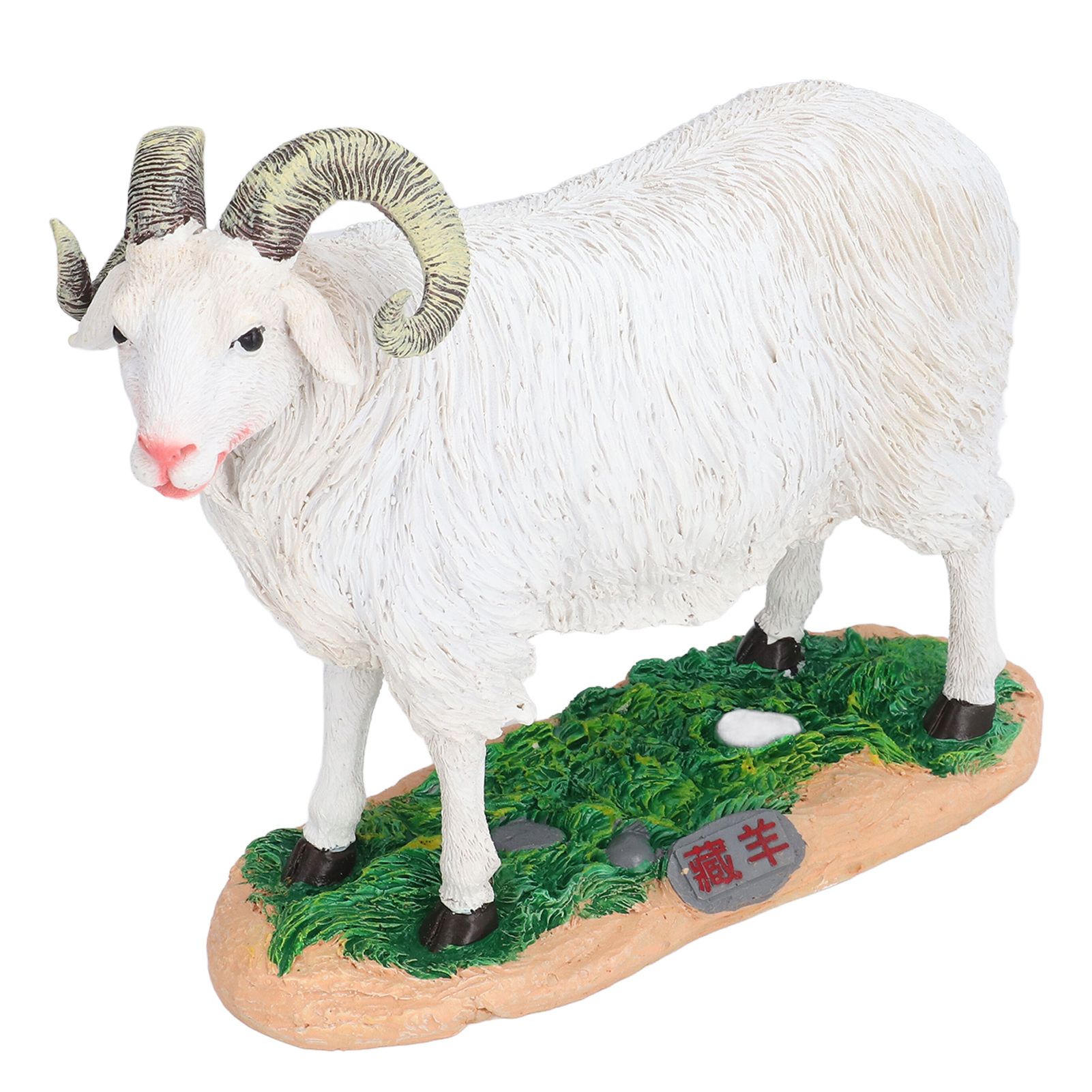 Sheep Statue Cute Vivid Rustic Waterproof Resin Sheep Figurine for Home Yard Garden Office Decoration - Image 1