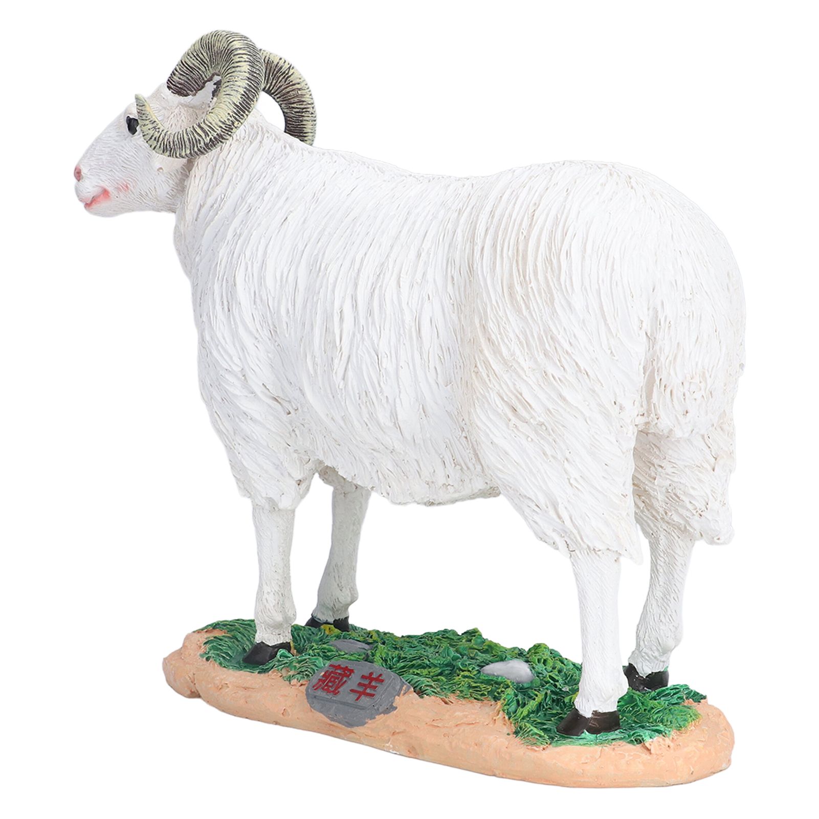 Sheep Statue Cute Vivid Rustic Waterproof Resin Sheep Figurine for Home Yard Garden Office Decoration - Image 2