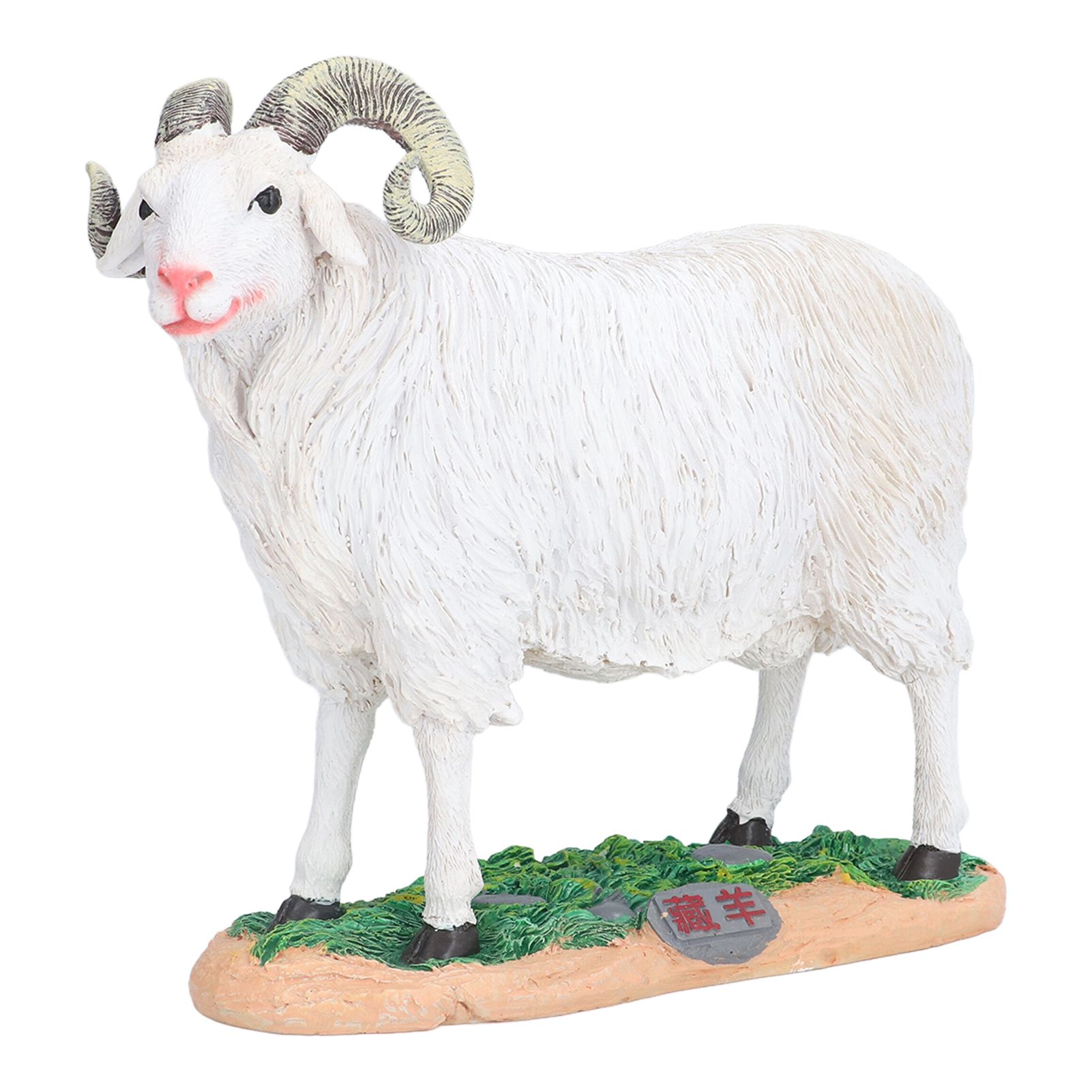 Sheep Statue Cute Vivid Rustic Waterproof Resin Sheep Figurine for Home Yard Garden Office Decoration - Image 3