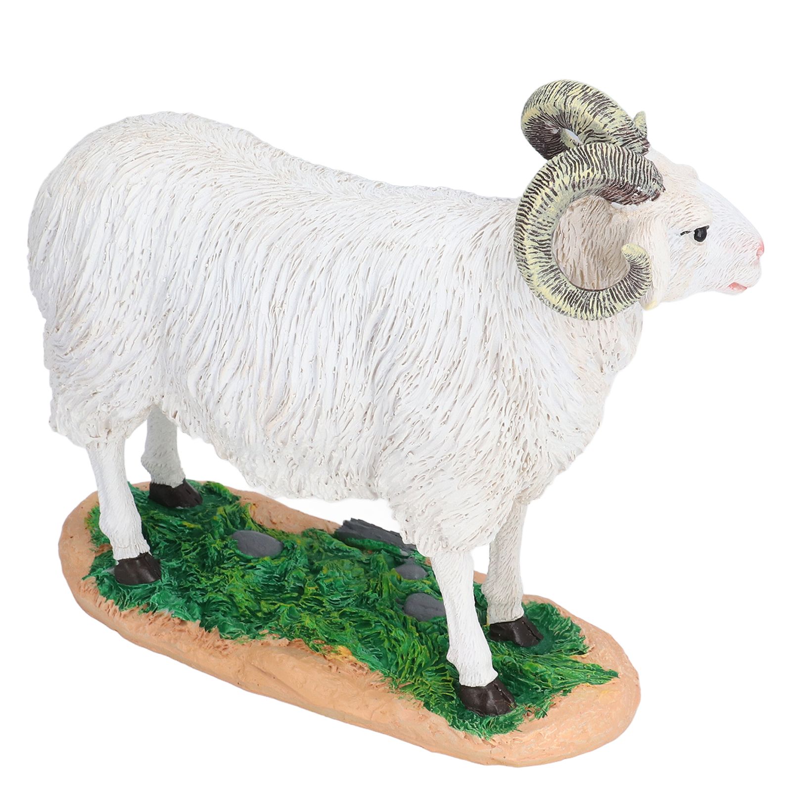 Sheep Statue Cute Vivid Rustic Waterproof Resin Sheep Figurine for Home Yard Garden Office Decoration - Image 8