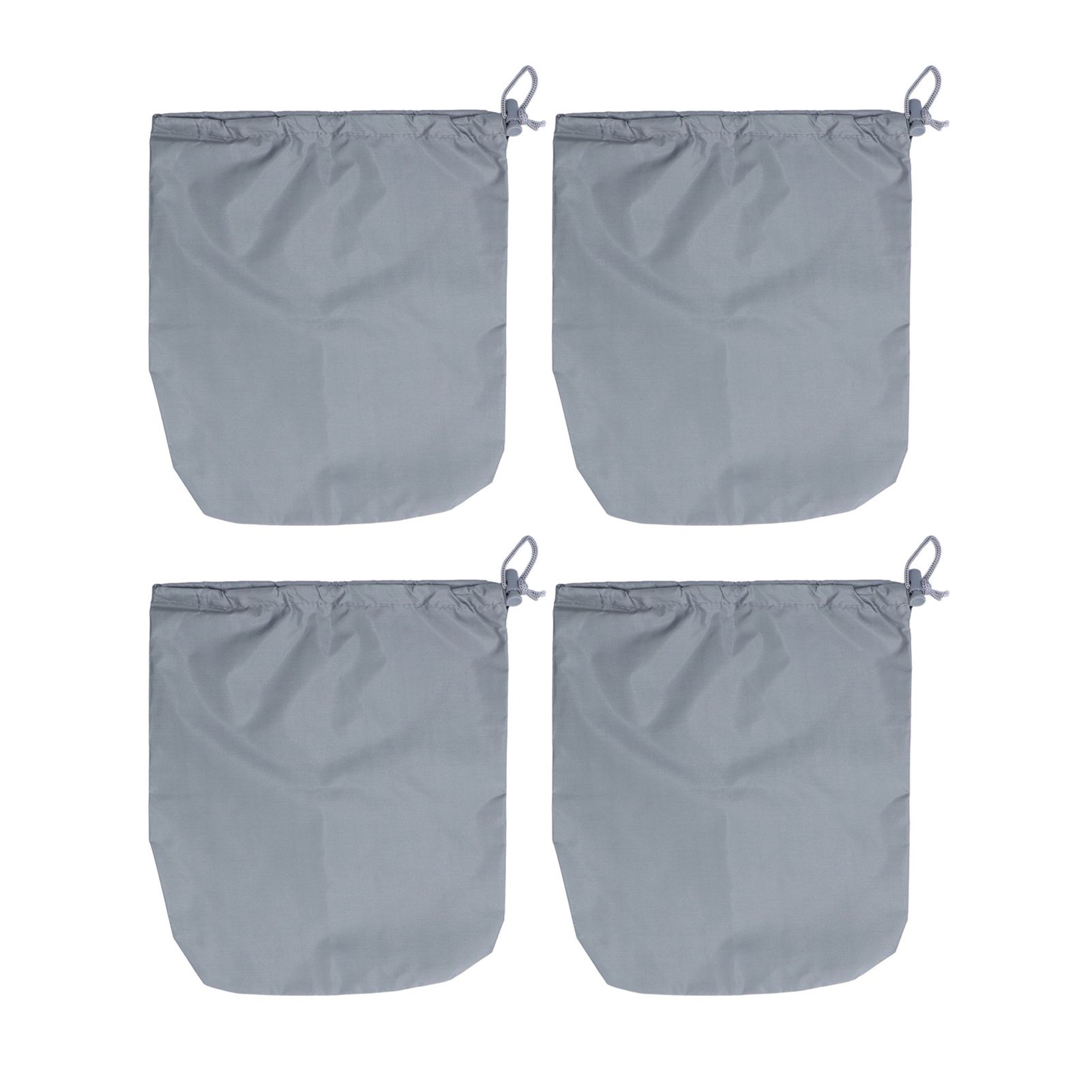 4PCS Car Rearview Mirror Protective Cover 190T Polyester Taffeta Faucet Frost Guard CoverGrey - Image 1