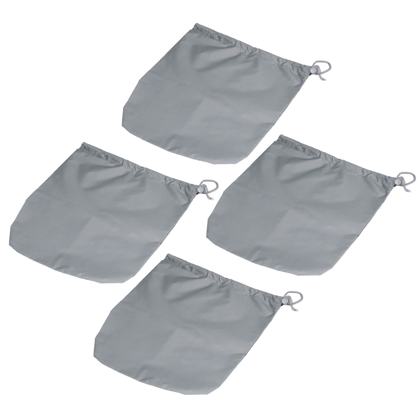 4PCS Car Rearview Mirror Protective Cover 190T Polyester Taffeta Faucet Frost Guard CoverGrey - Image 2