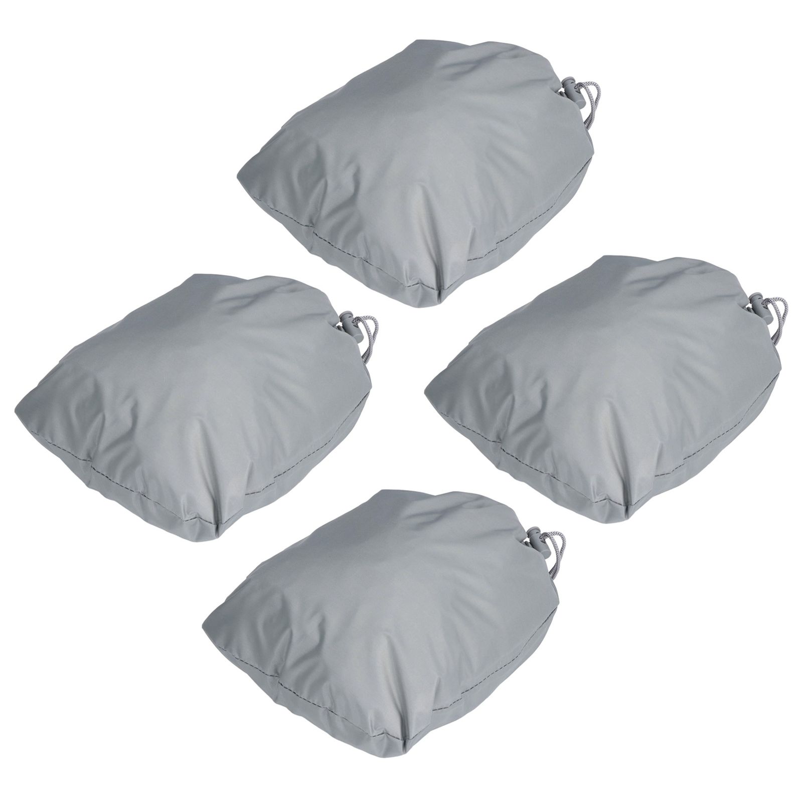 4PCS Car Rearview Mirror Protective Cover 190T Polyester Taffeta Faucet Frost Guard CoverGrey - Image 5