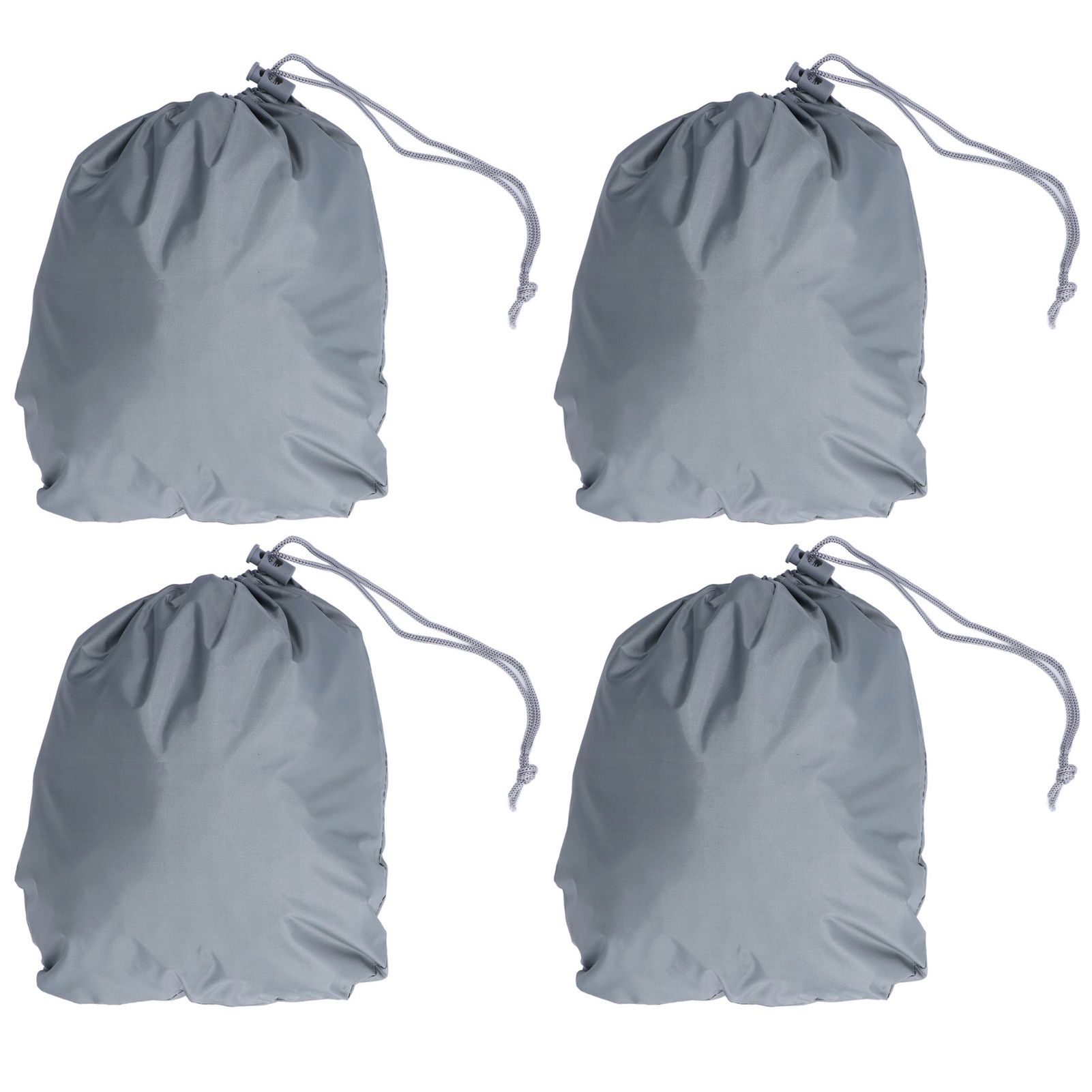 4PCS Car Rearview Mirror Protective Cover 190T Polyester Taffeta Faucet Frost Guard CoverGrey - Image 7