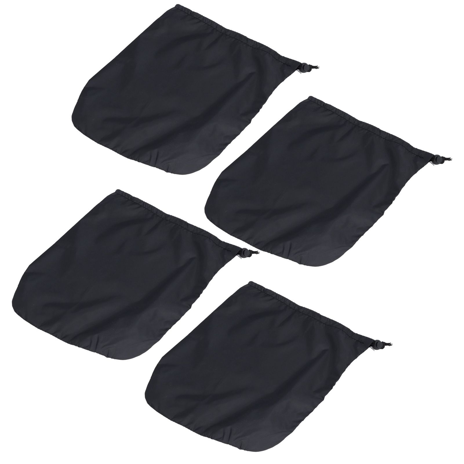4PCS Car Rearview Mirror Protective Cover 190T Polyester Taffeta Faucet Frost Guard CoverBlack - Image 2