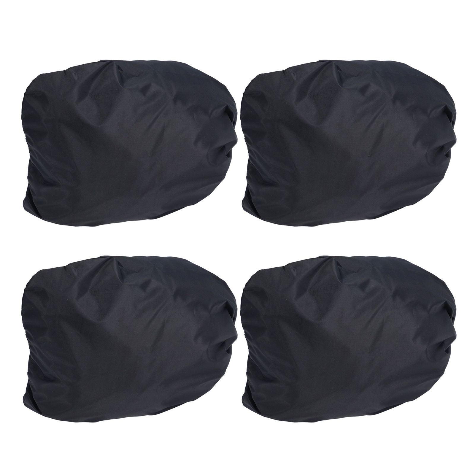 4PCS Car Rearview Mirror Protective Cover 190T Polyester Taffeta Faucet Frost Guard CoverBlack - Image 7