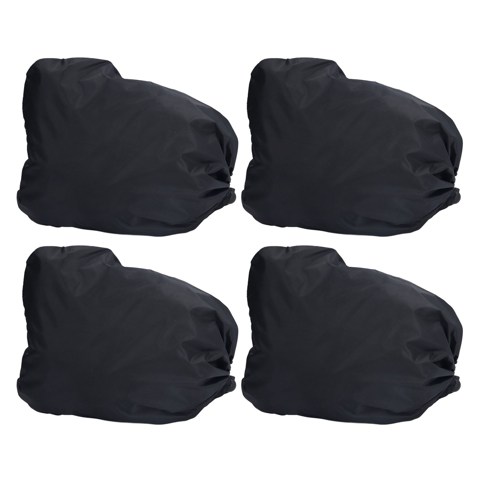 4PCS Car Rearview Mirror Protective Cover 190T Polyester Taffeta Faucet Frost Guard CoverBlack - Image 8