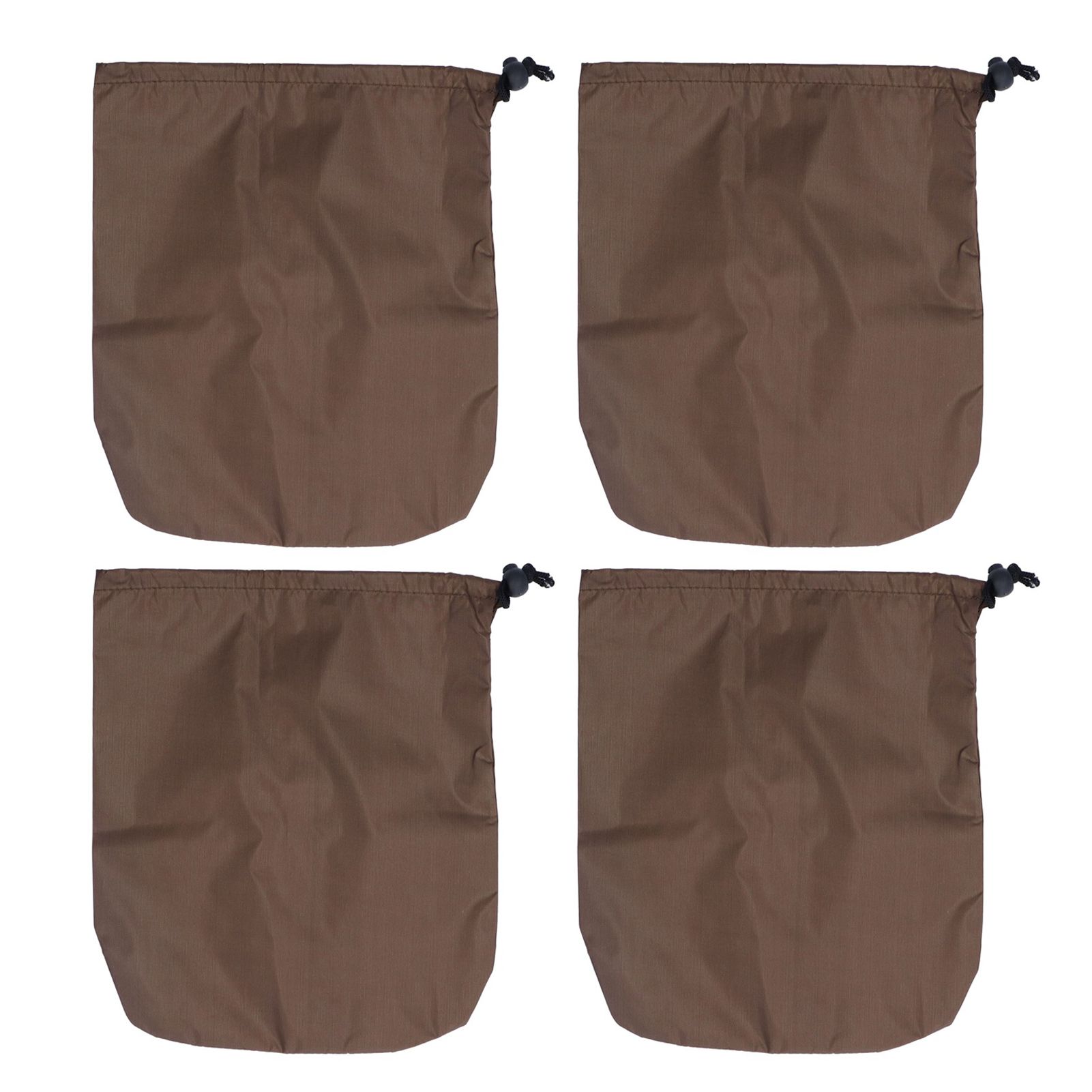 4PCS Car Rearview Mirror Protective Cover 190T Polyester Taffeta Faucet Frost Guard CoverBrown - Image 1