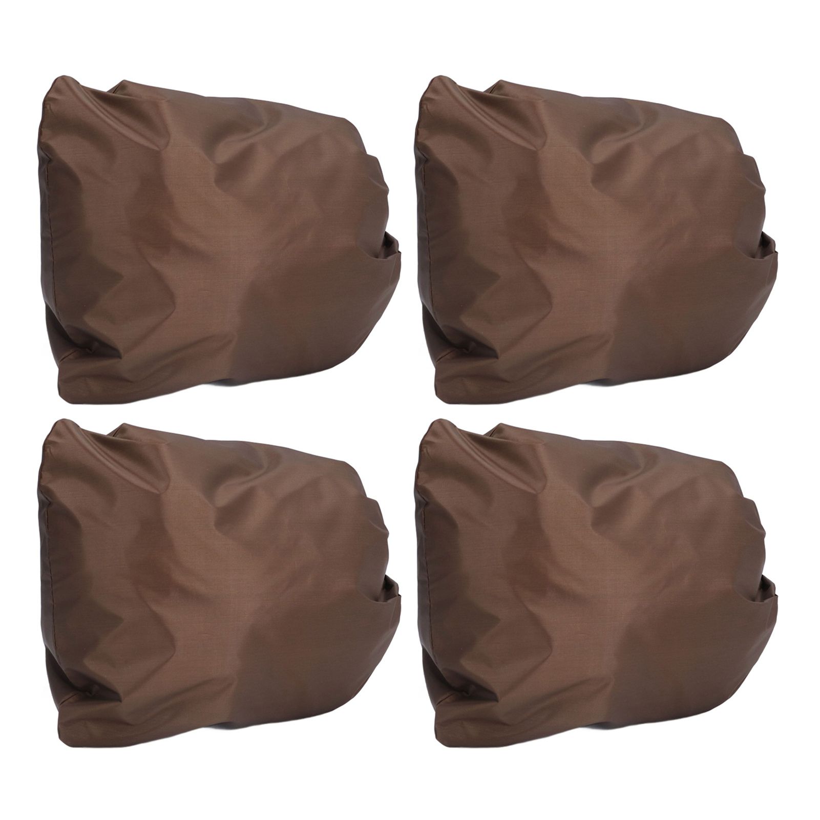 4PCS Car Rearview Mirror Protective Cover 190T Polyester Taffeta Faucet Frost Guard CoverBrown - Image 8