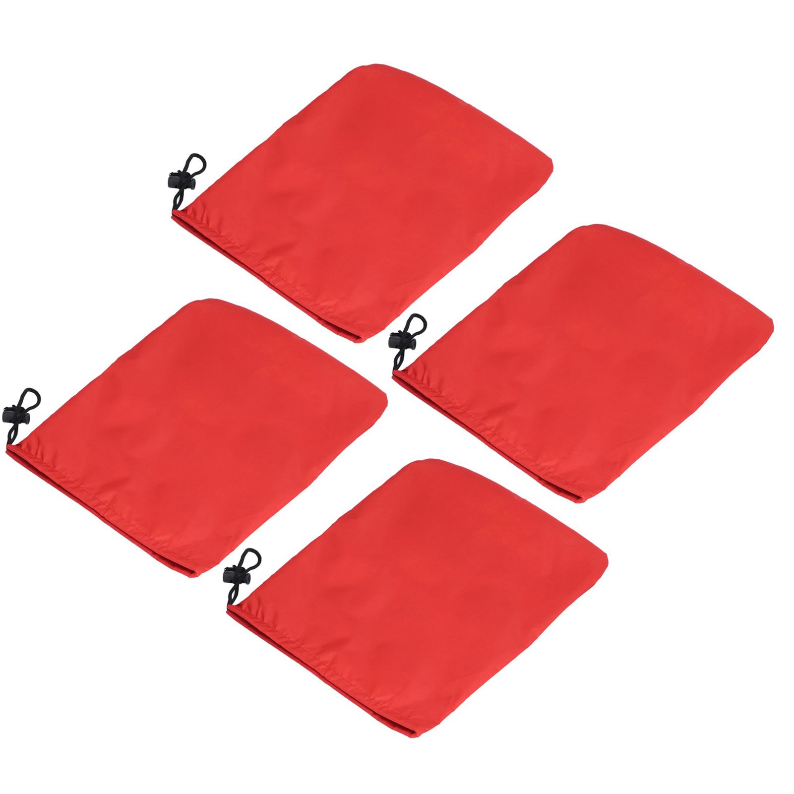 4PCS Car Rearview Mirror Protective Cover 190T Polyester Taffeta Faucet Frost Guard CoverRed - Image 5