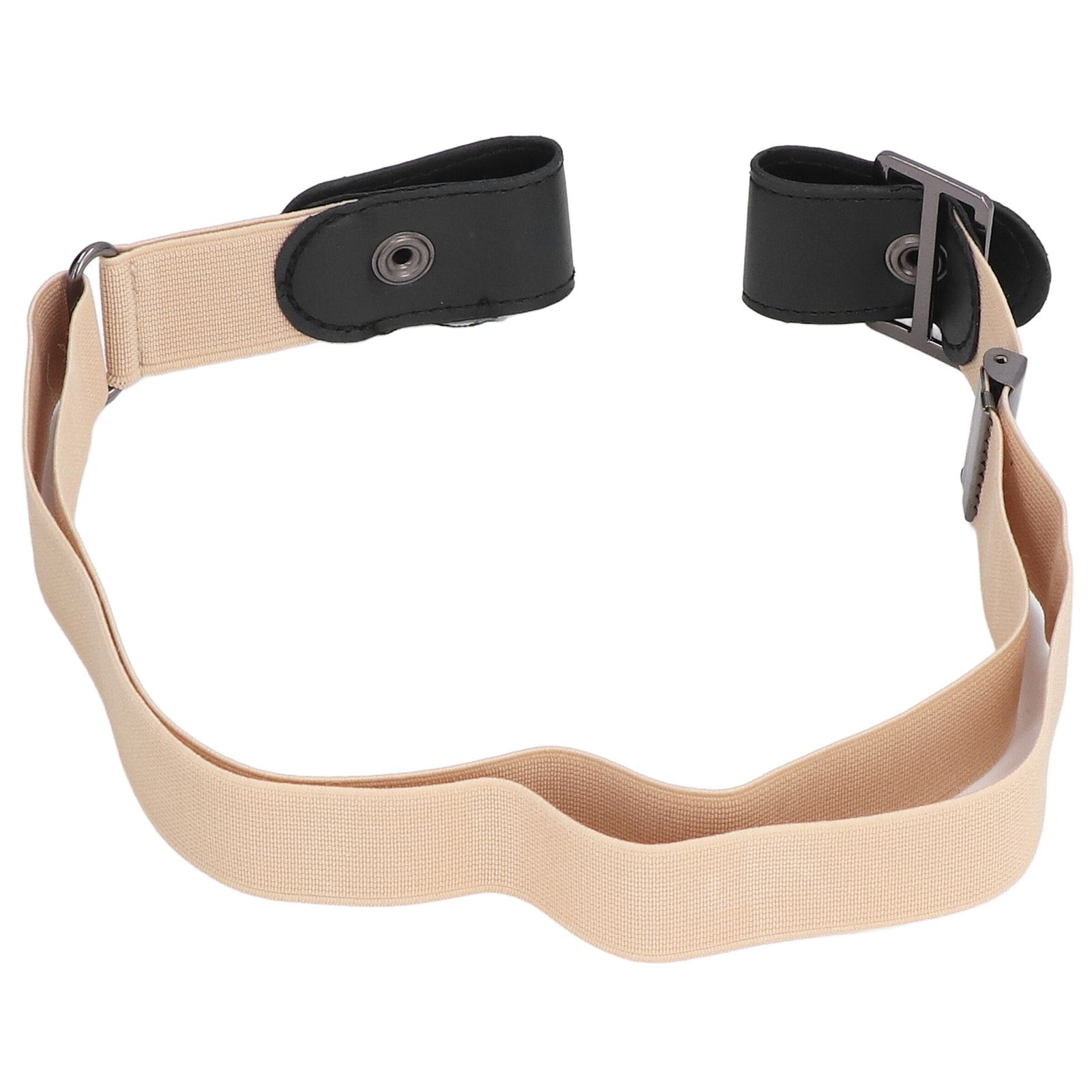Buckle Free Stretch Belt Adjustable Japanese Lazy Invisible Traceless Belts for WomenKhaki - Image 4