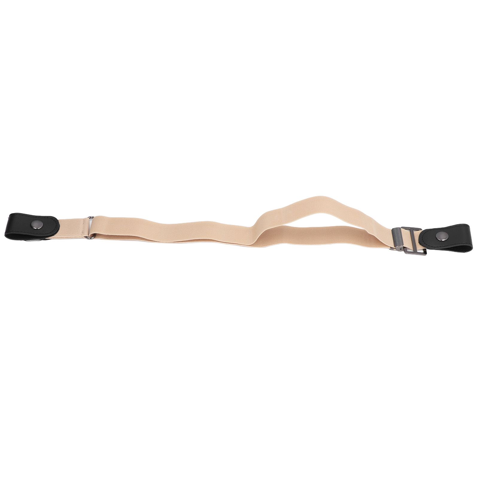 Buckle Free Stretch Belt Adjustable Japanese Lazy Invisible Traceless Belts for WomenKhaki - Image 5
