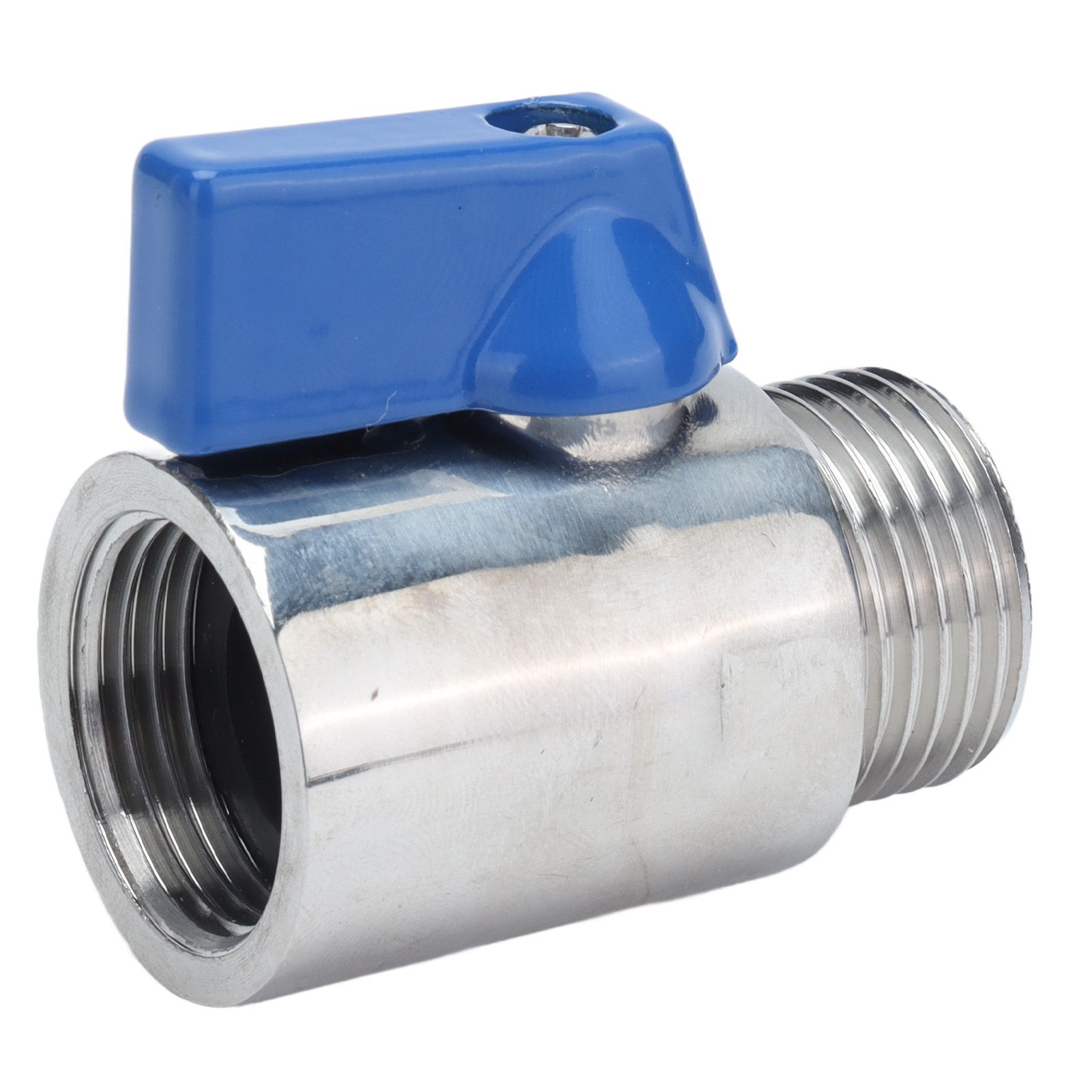 5/8 Inch BSP PN63 Mini Ball Valve 304 Stainless Steel Mini Sanitary Female To Male Ball Valve for Beer Homebrew Tap Head - Image 1