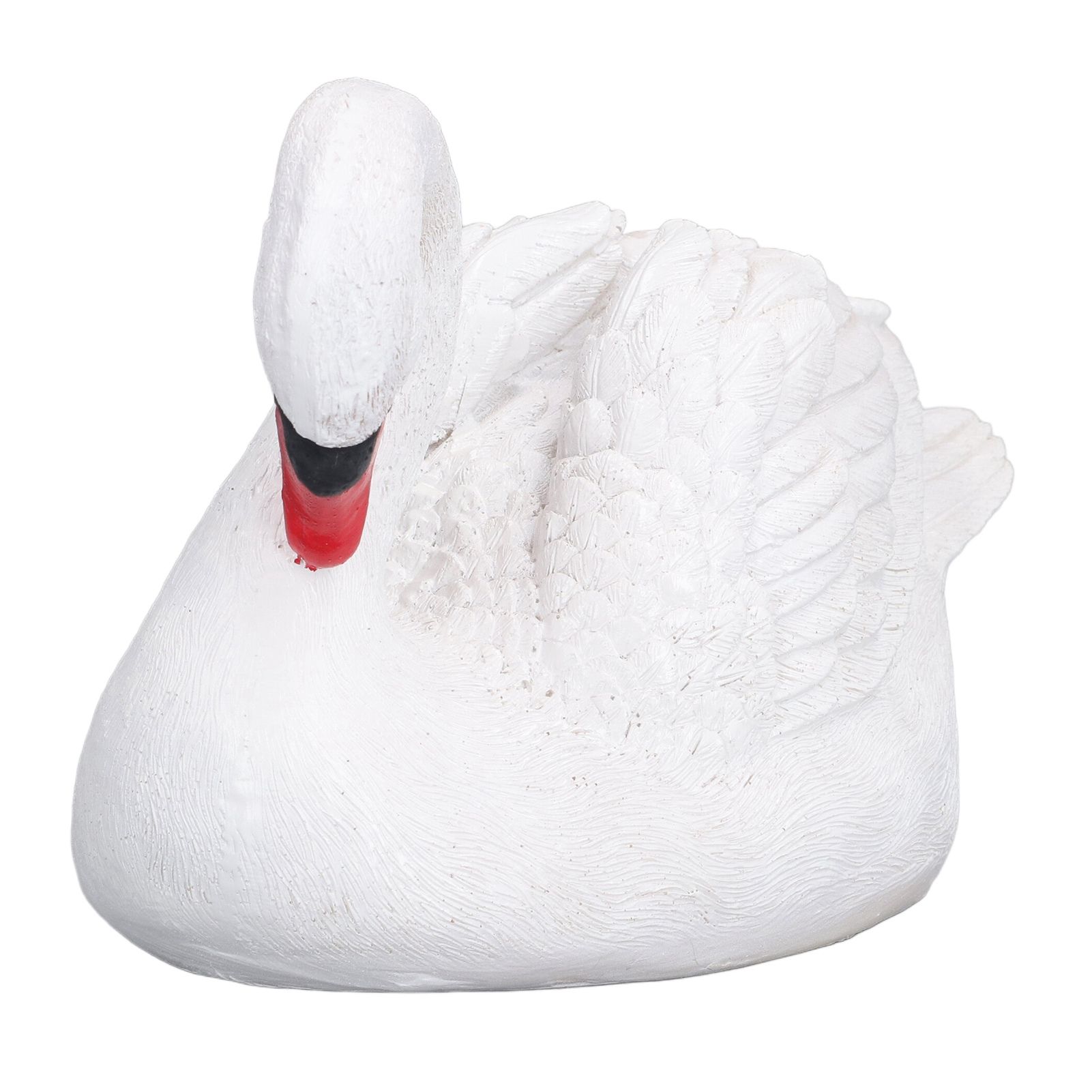Resin White Swan Figurine Resin White Goose Statue for Outdoor Garden Yard Decoration - Image 7