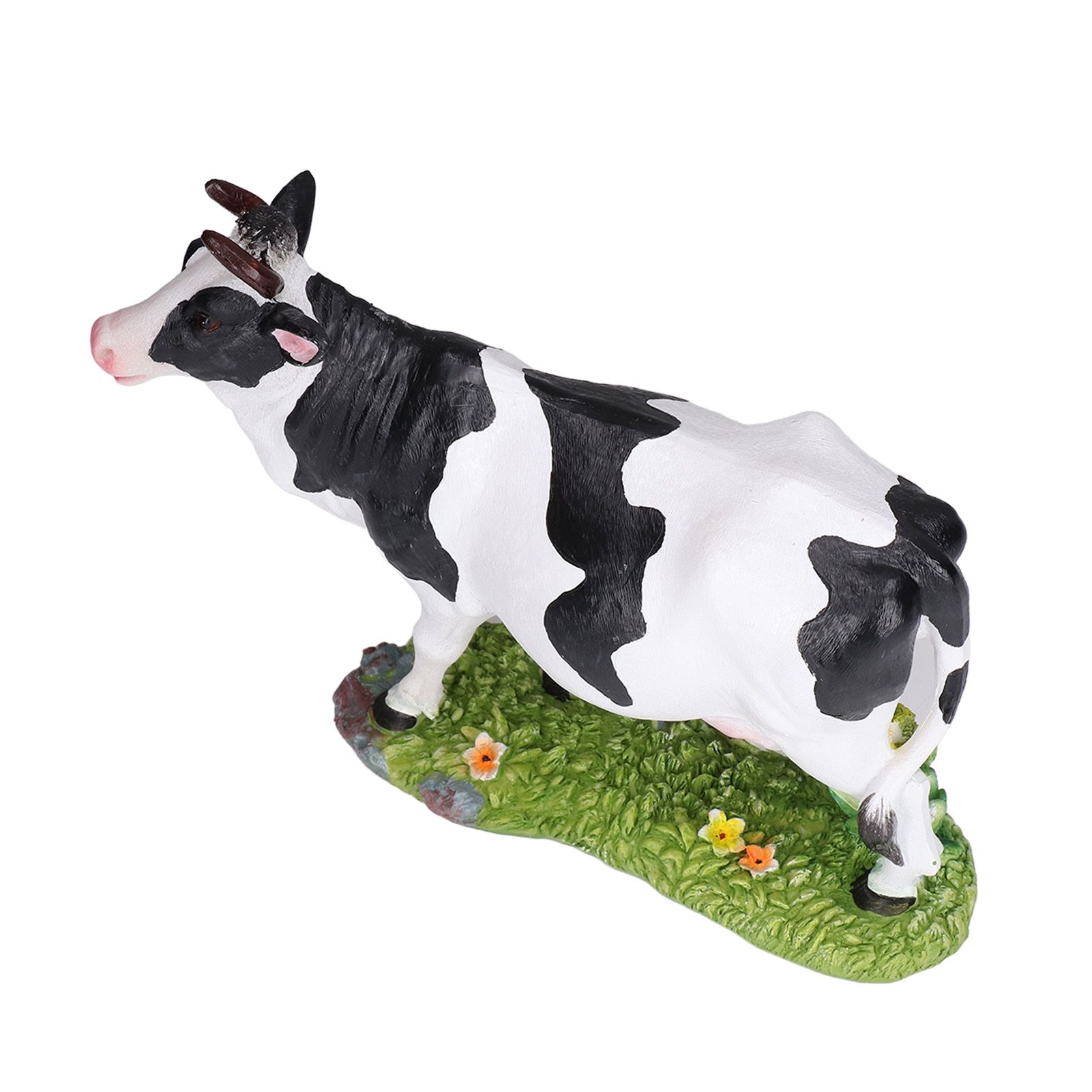 Animals Figures Statue Resin Miniature Cow Figurines for Desktop Garden Decoration - Image 2