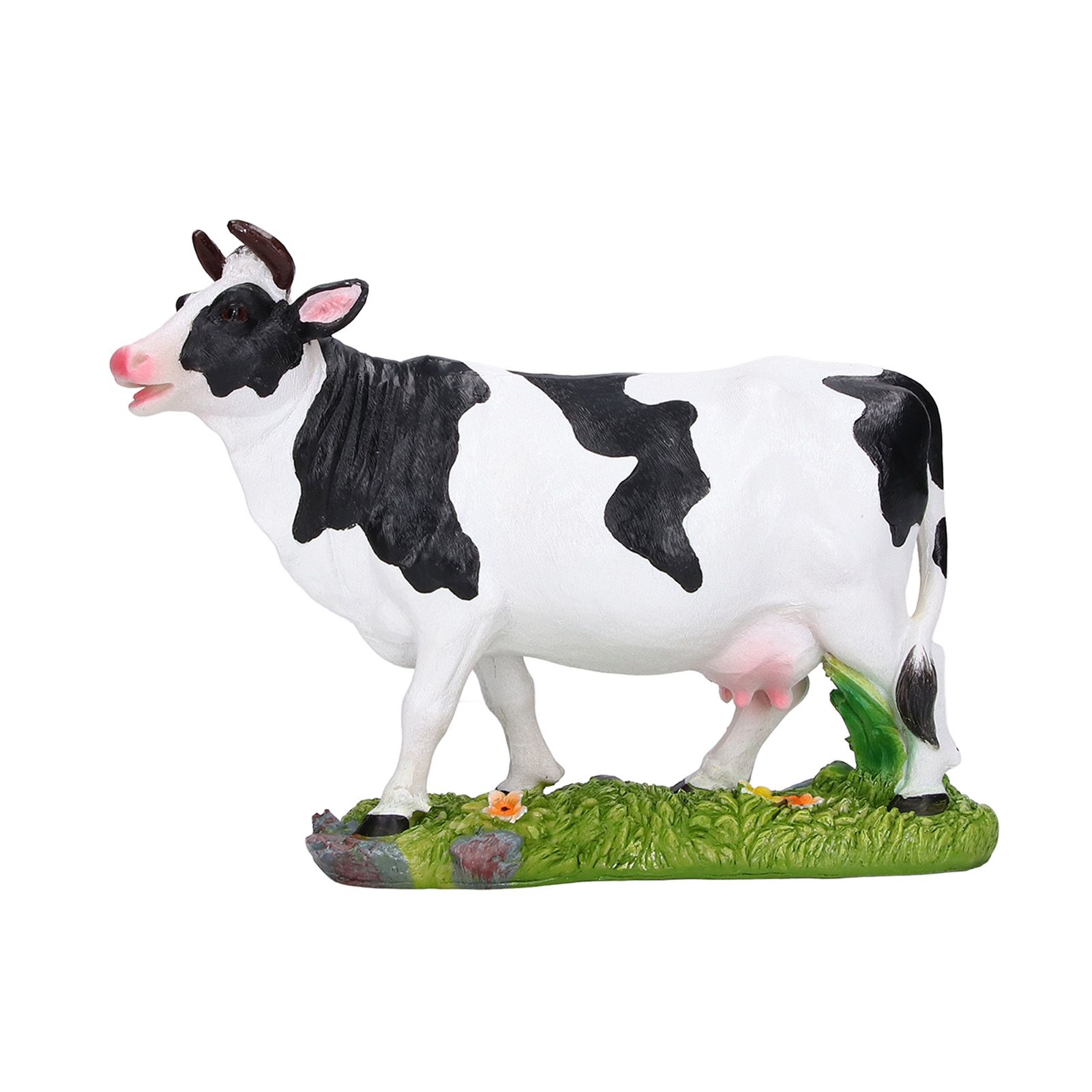 Animals Figures Statue Resin Miniature Cow Figurines for Desktop Garden Decoration - Image 4