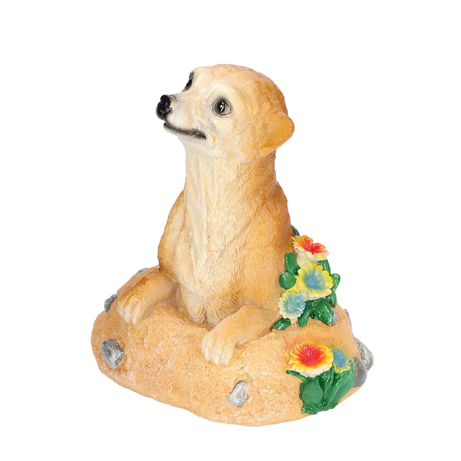 Straw Hat Meerkat Ornaments Meerkat Garden Statue Flower Pot Decoration Resin Crafts for Lawn Garden Yard - Image 8