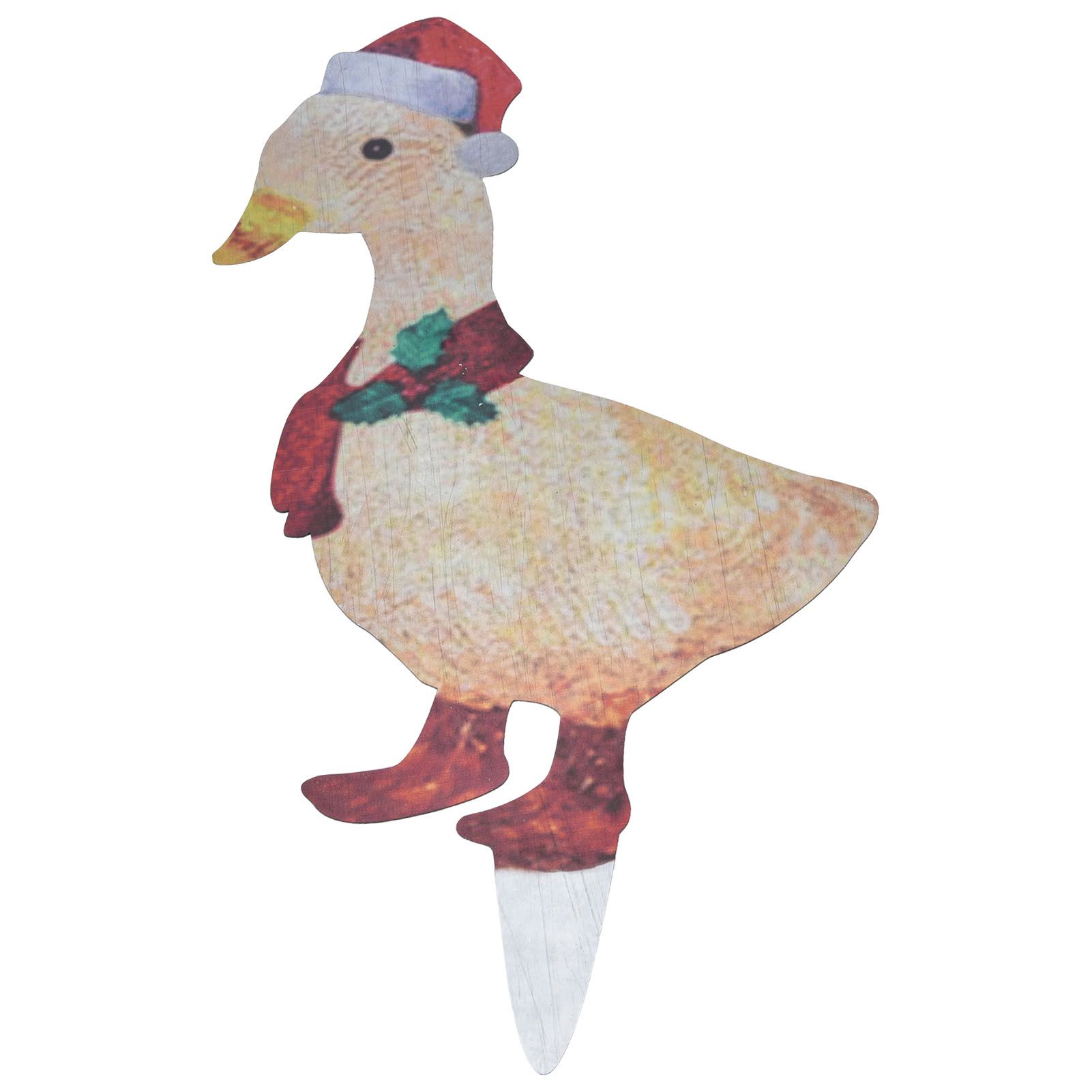 Light Up Duck Decor Metal Duck Garden Stake with Decorative Light String for Outdoor Ornament - Image 2