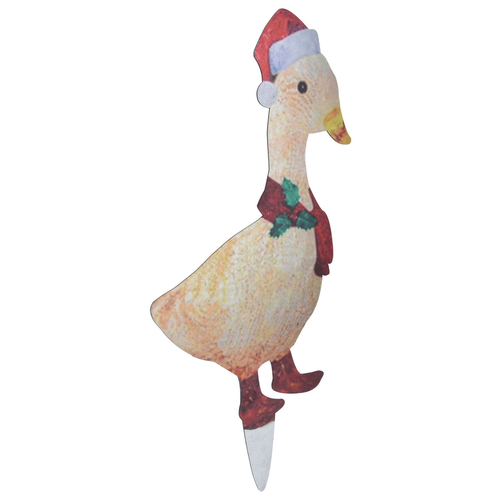 Light Up Duck Decor Metal Duck Garden Stake with Decorative Light String for Outdoor Ornament - Image 6