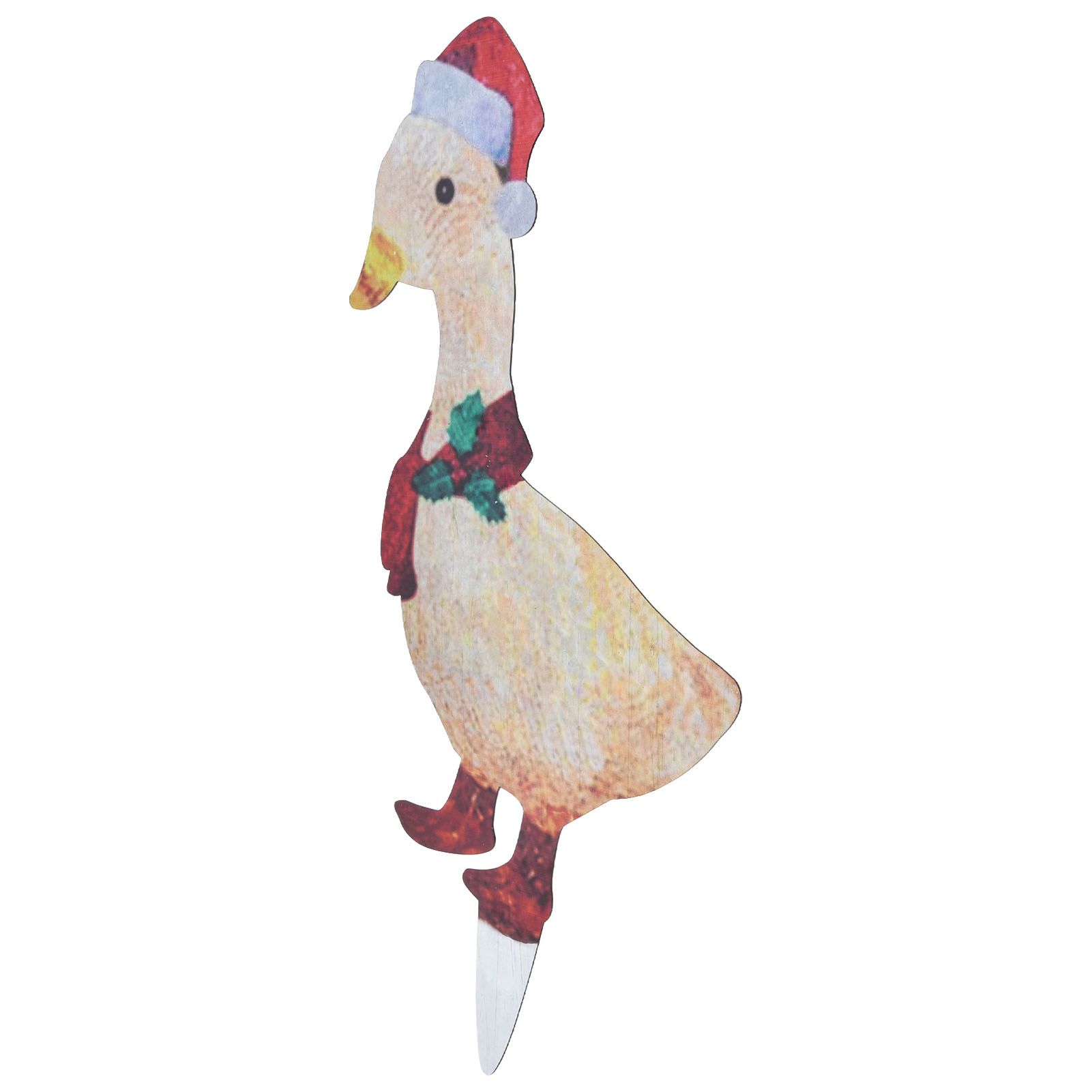 Light Up Duck Decor Metal Duck Garden Stake with Decorative Light String for Outdoor Ornament - Image 8