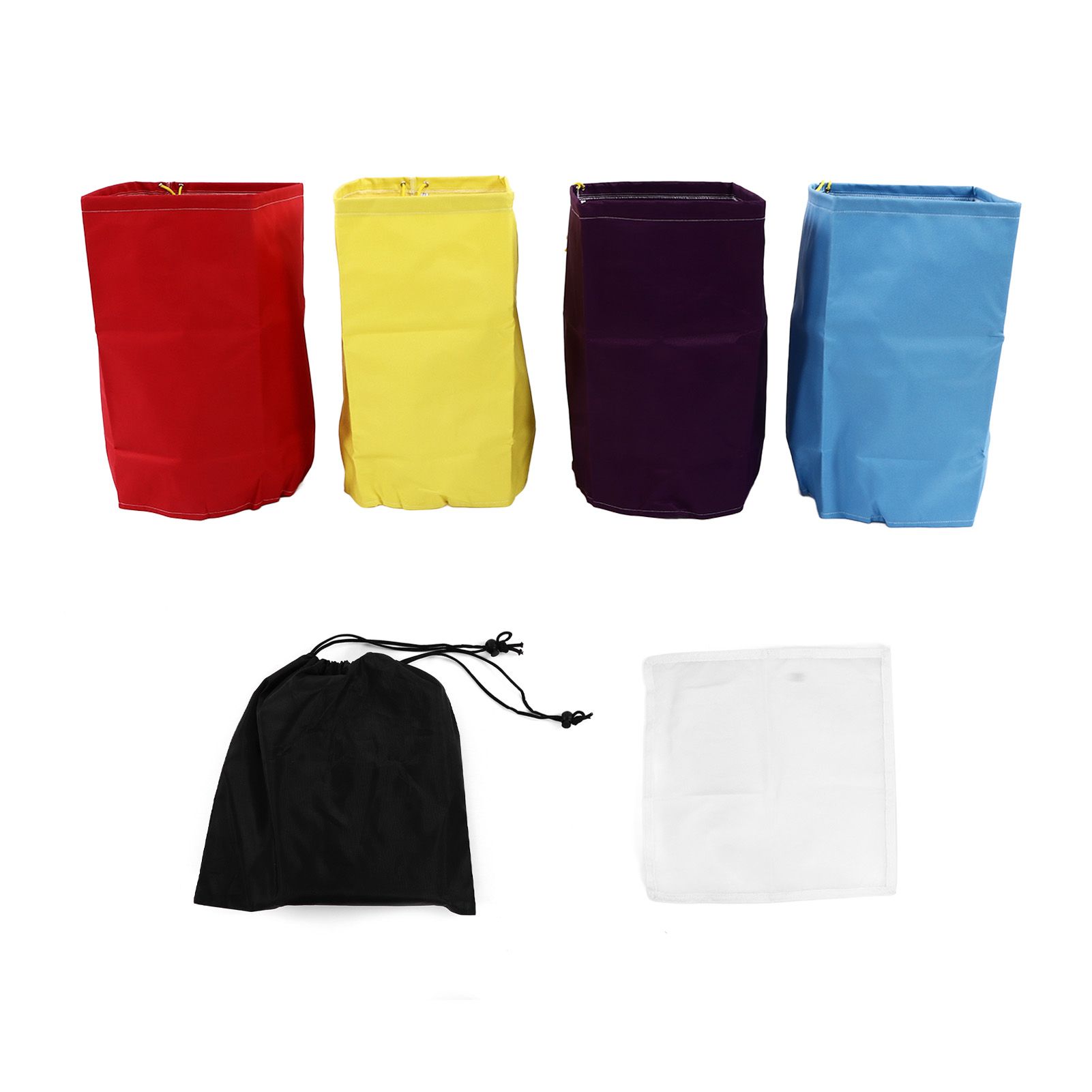 4Pcs Bubble Hash Bags Herbal Hash Filter Extraction Bag 5 Gallon 25/73/160/220 Micron for Essential Oil - Image 1